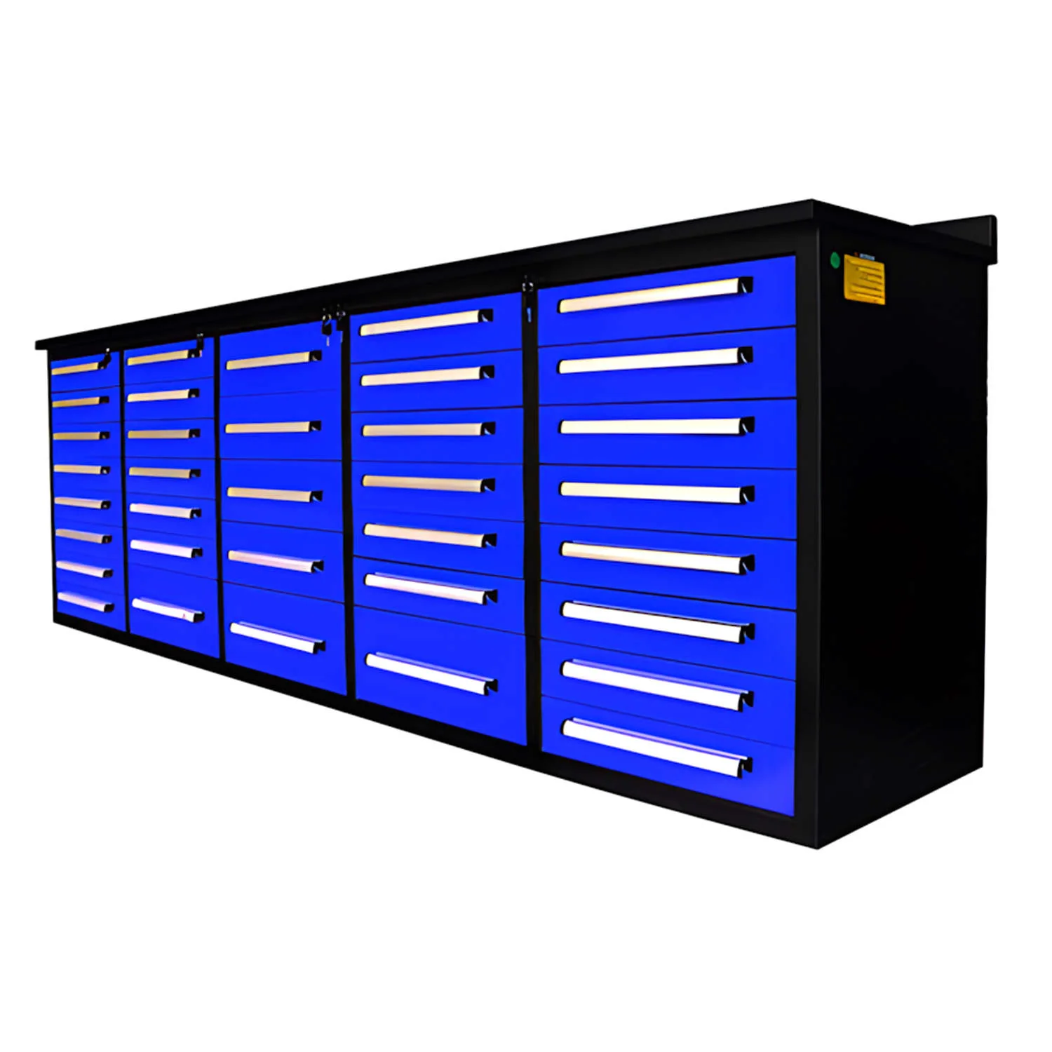 10ft Workbench Storage Cabinet with 35 Drawers - Image 3