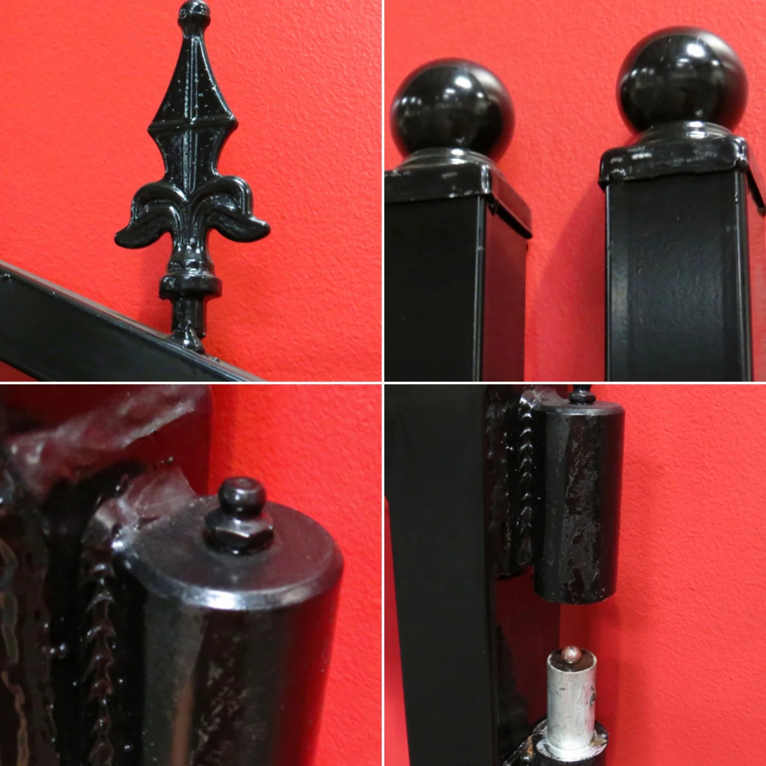 14x8 ft Steel Dual Swing Driveway Gate - Image 32