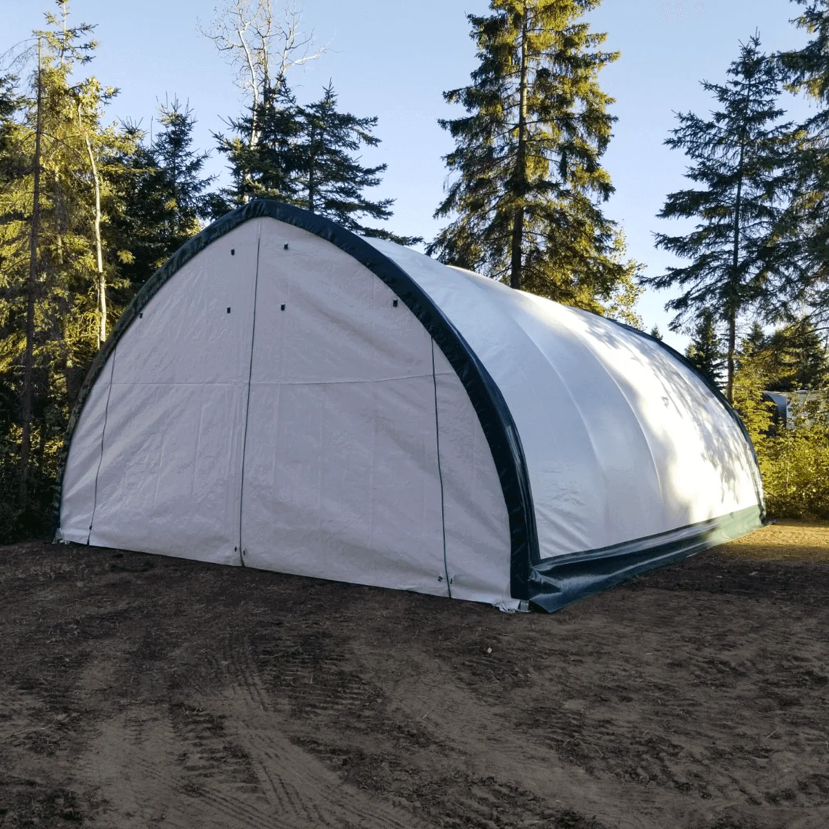 W20'xL30'xH12' Single Truss Arch Storage Shelter - Image 6