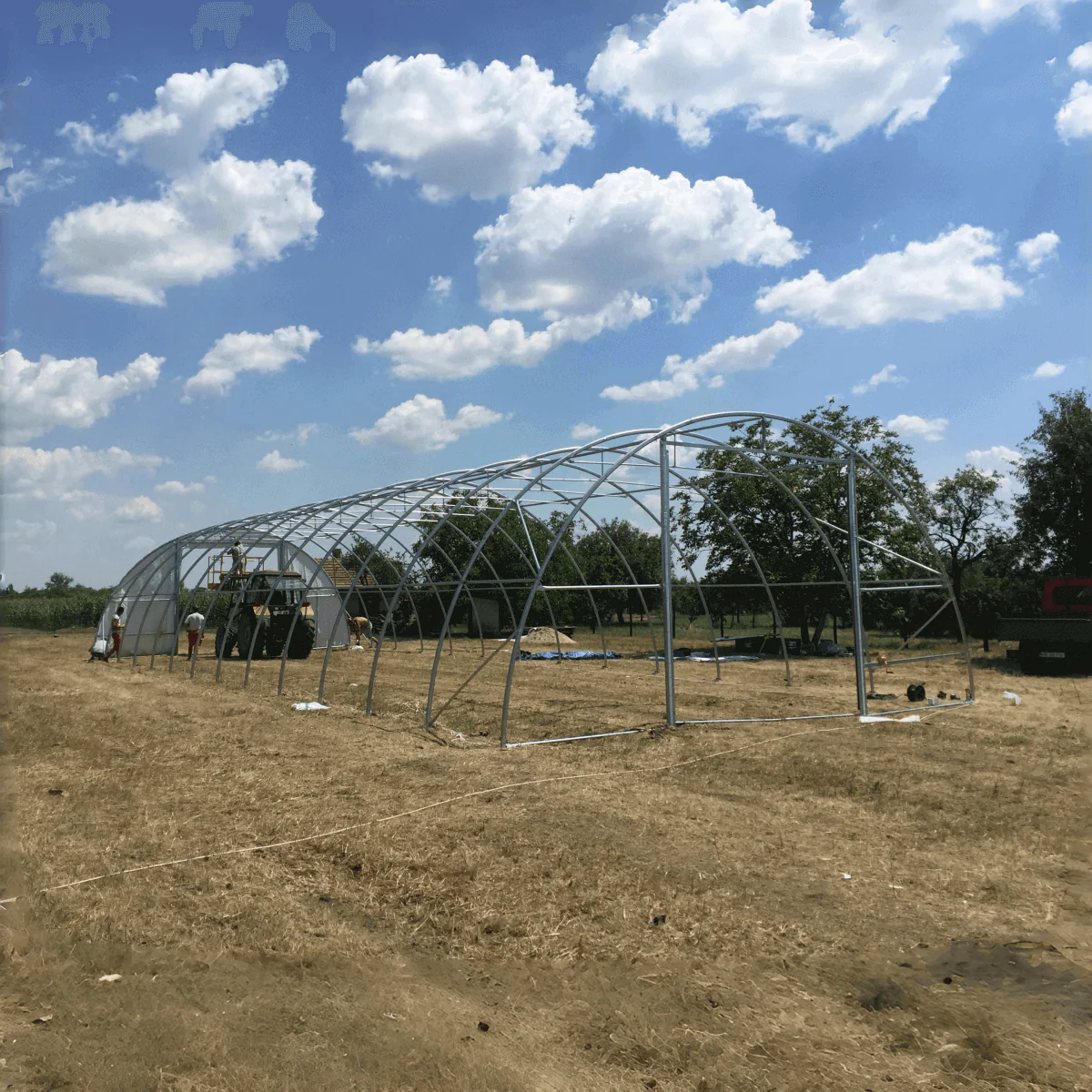 W30'xL85'xH15' Single Truss Arch Storage Shelter - Image 19