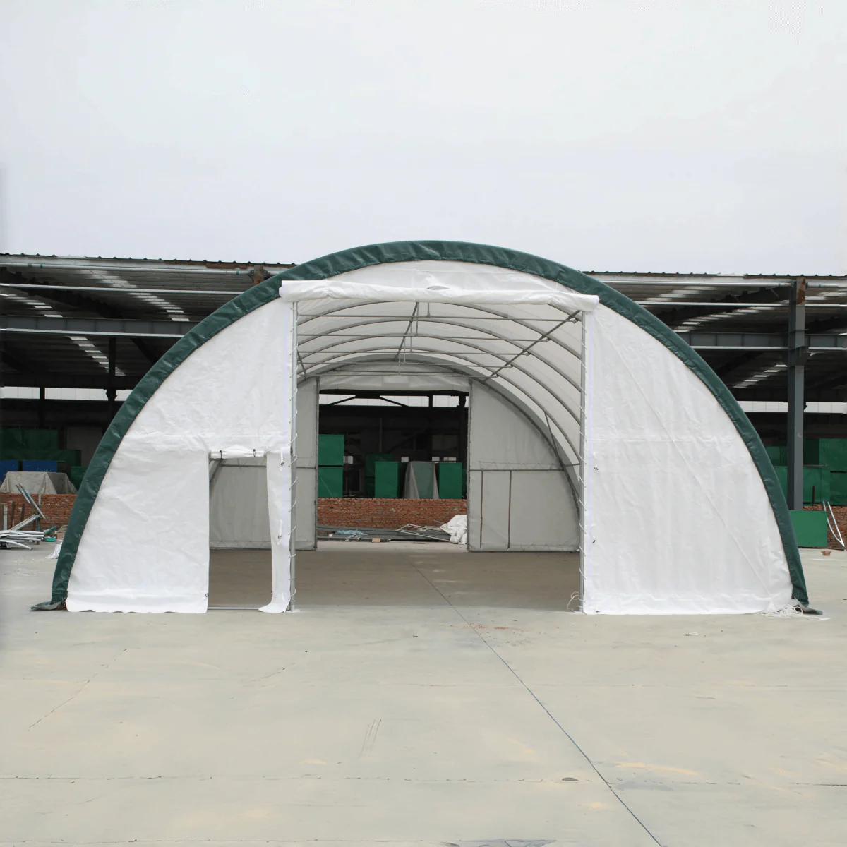 W30'xL85'xH15' Single Truss Arch Storage Shelter - Image 6