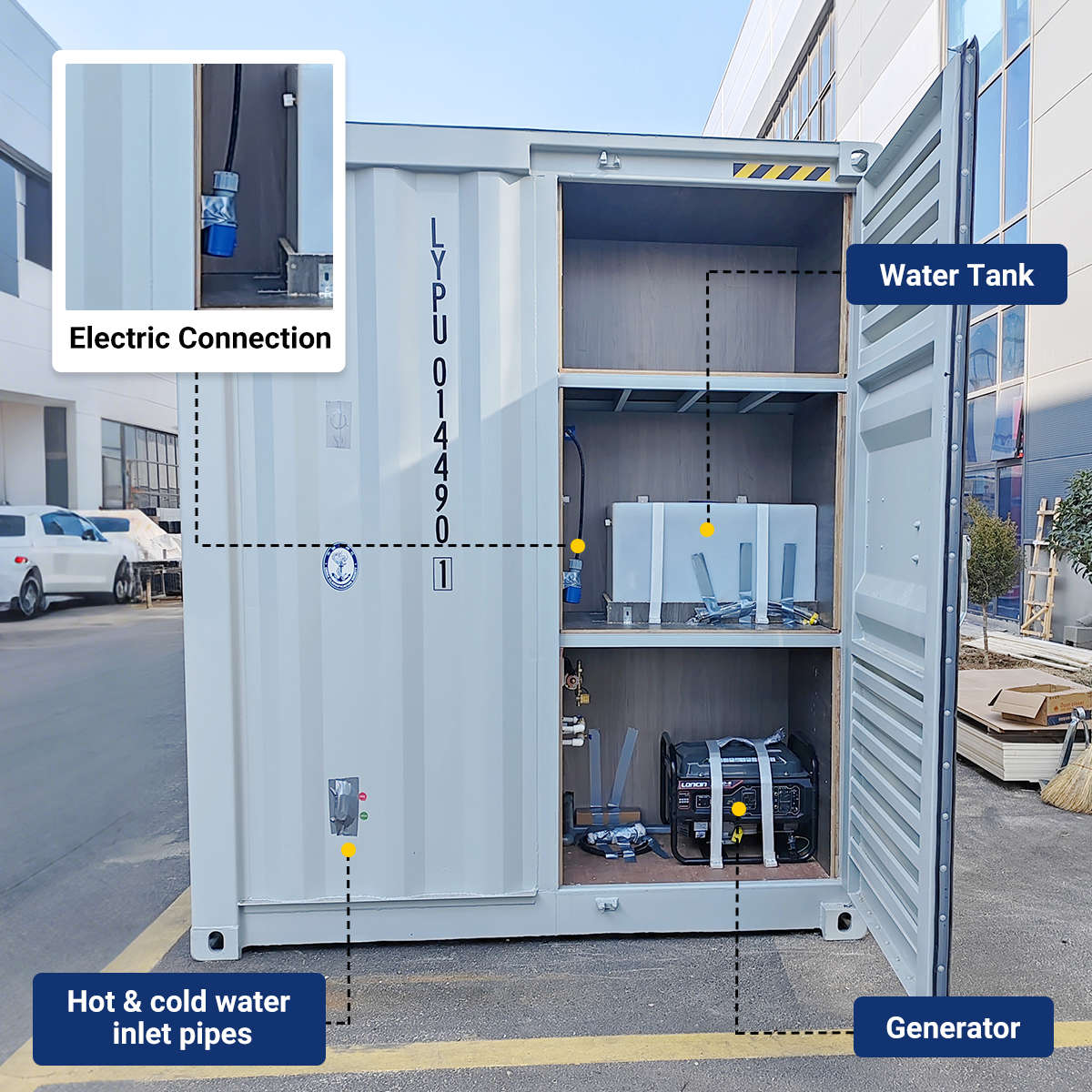 40ft Container House with 1 Bathroom - Image 4