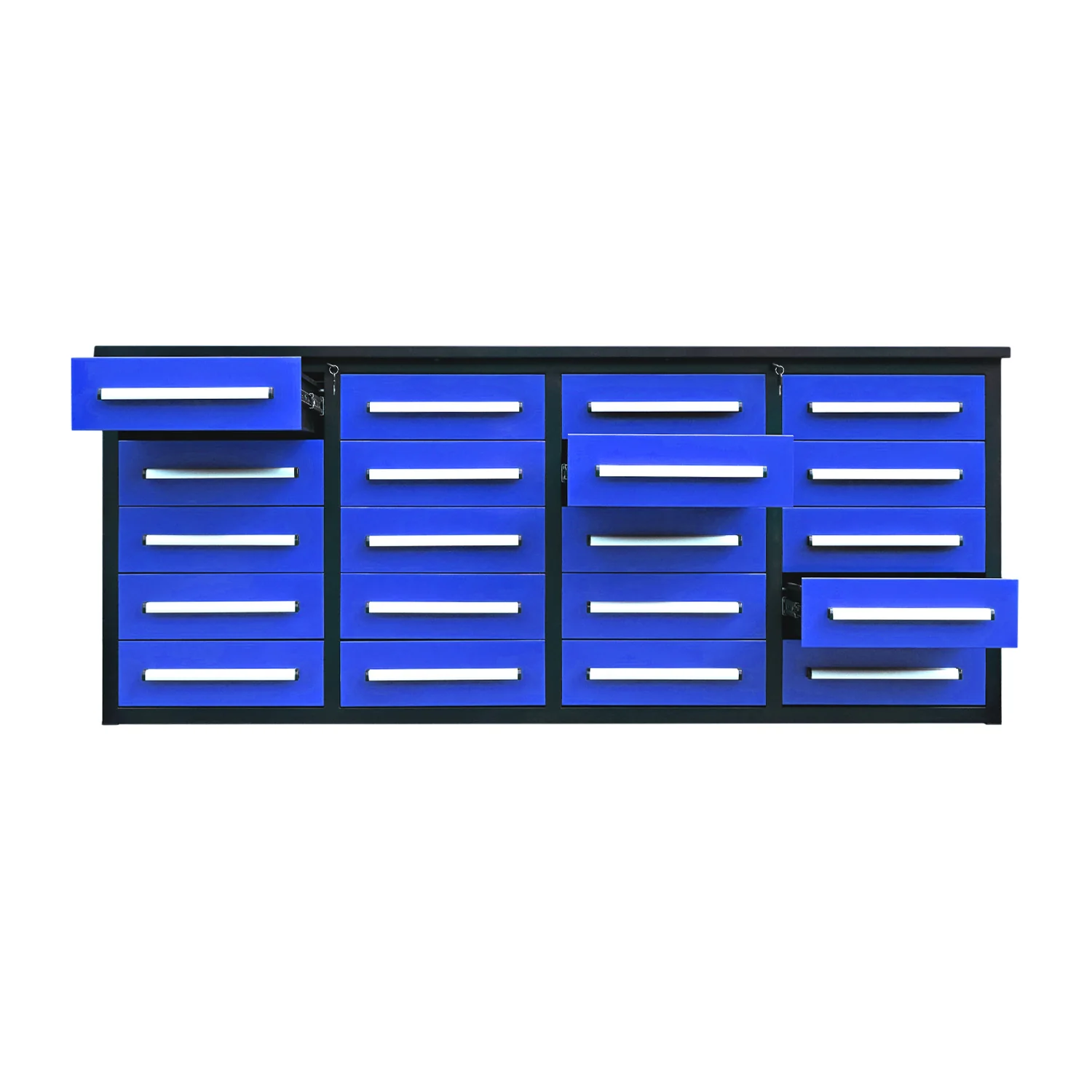 7ft Heavy Duty Garage Workbench Cabinet with 20 Drawers - Image 17