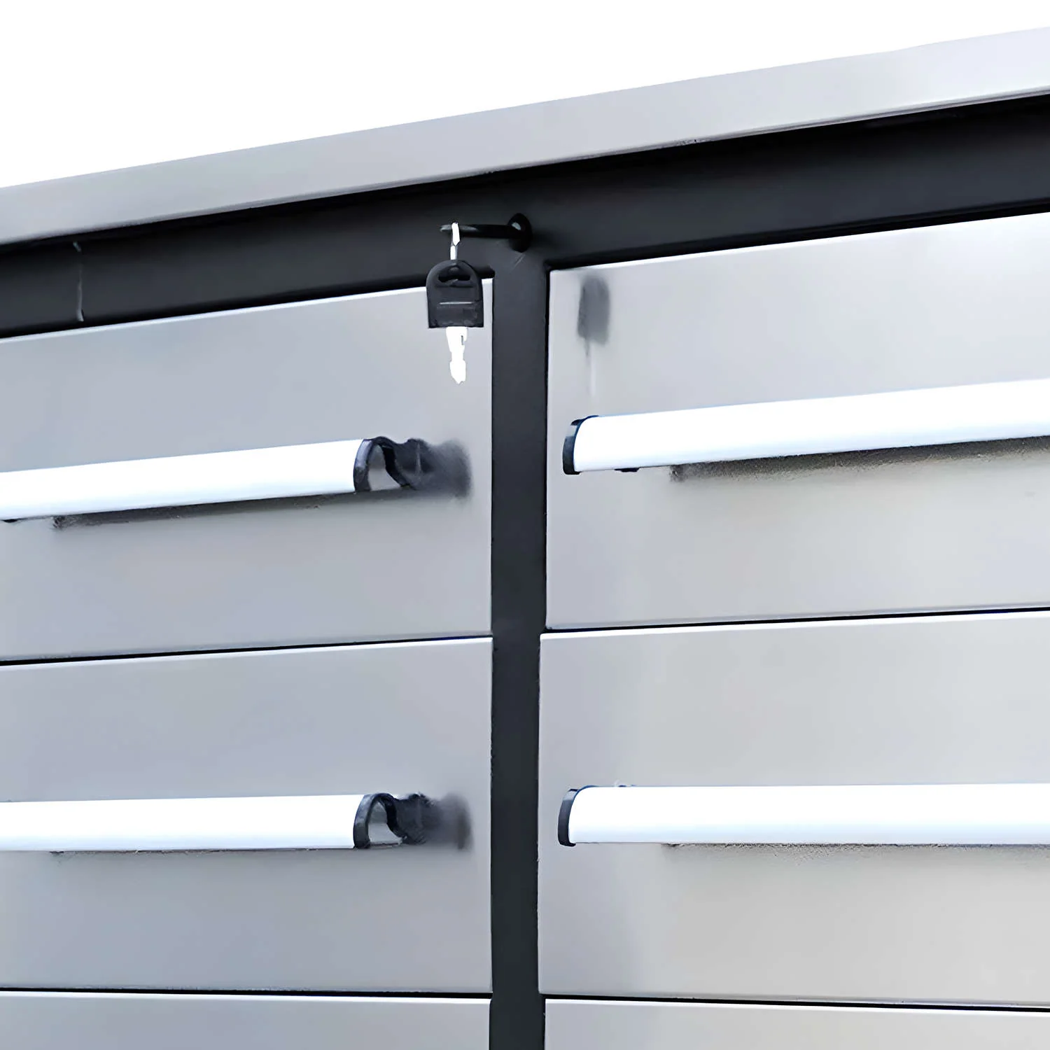 7ft Heavy Duty Garage Workbench Cabinet with 20 Drawers - Image 8