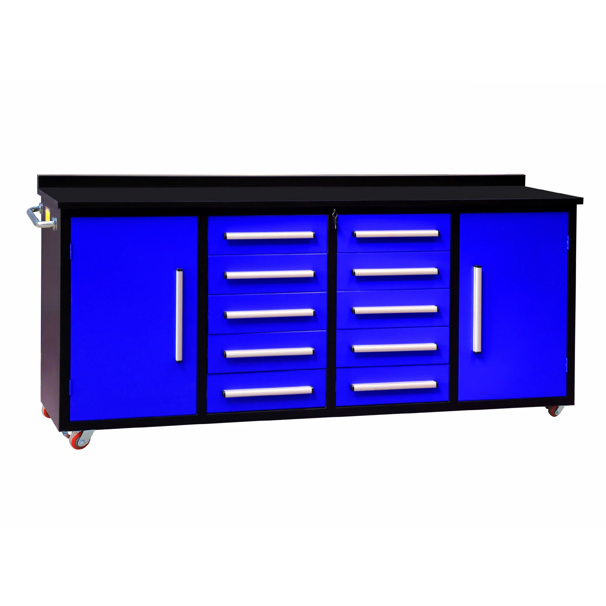 7ft Heavy Duty Workbench with 10 Drawers & 2 Cabinets - Image 29