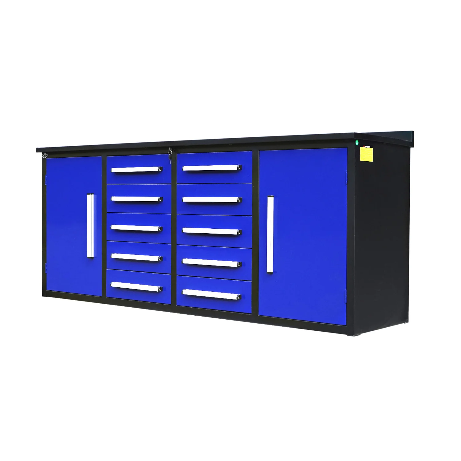 7ft Heavy Duty Workbench with 10 Drawers & 2 Cabinets - Image 18