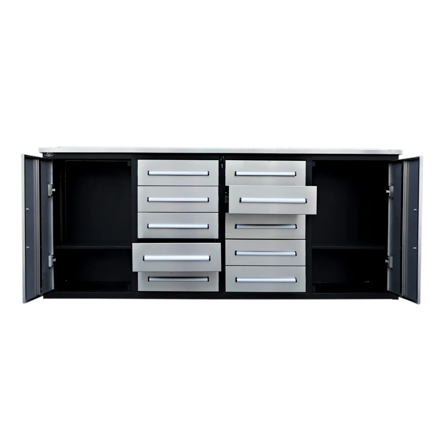 7ft Heavy Duty Workbench with 10 Drawers & 2 Cabinets - Image 20