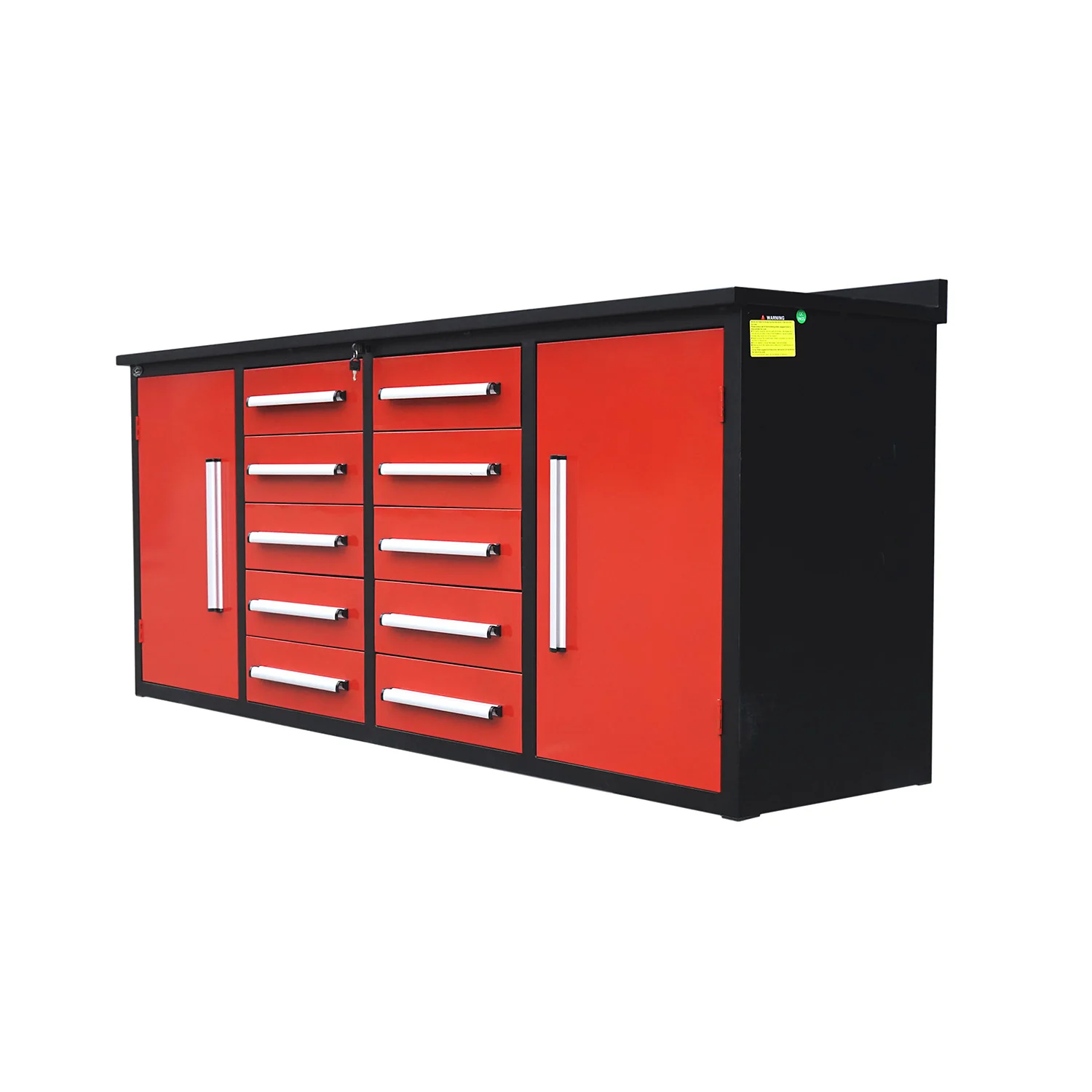 7ft Heavy Duty Workbench with 10 Drawers & 2 Cabinets - Image 24