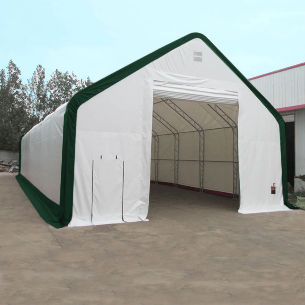 W40'xL64'xH23' Double Truss Storage Shelter - Image 5