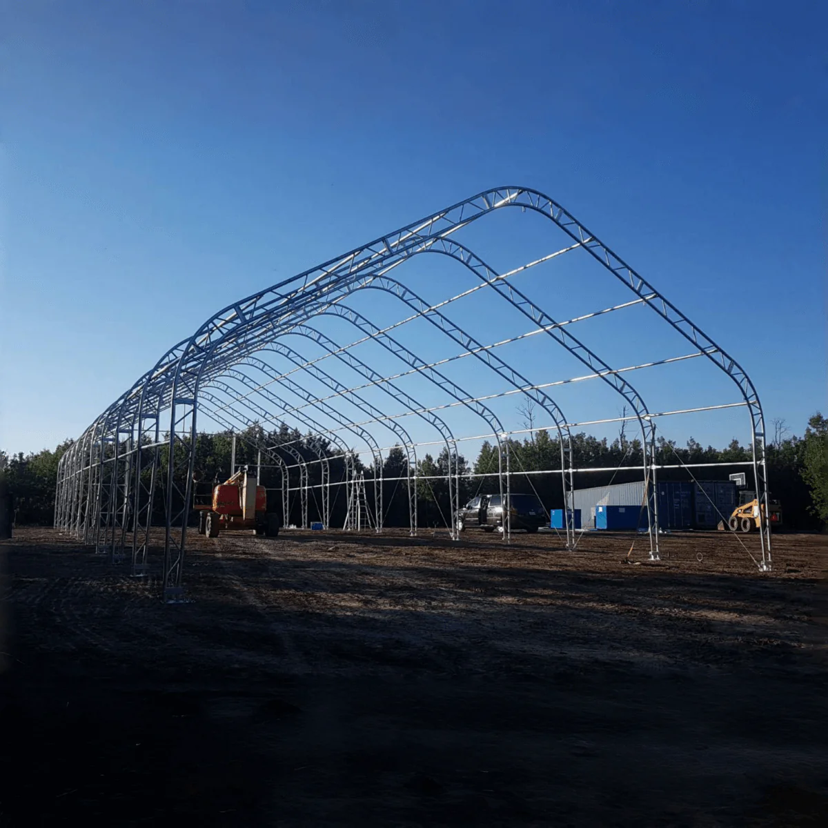 W40'xL64'xH23' Double Truss Storage Shelter - Image 17