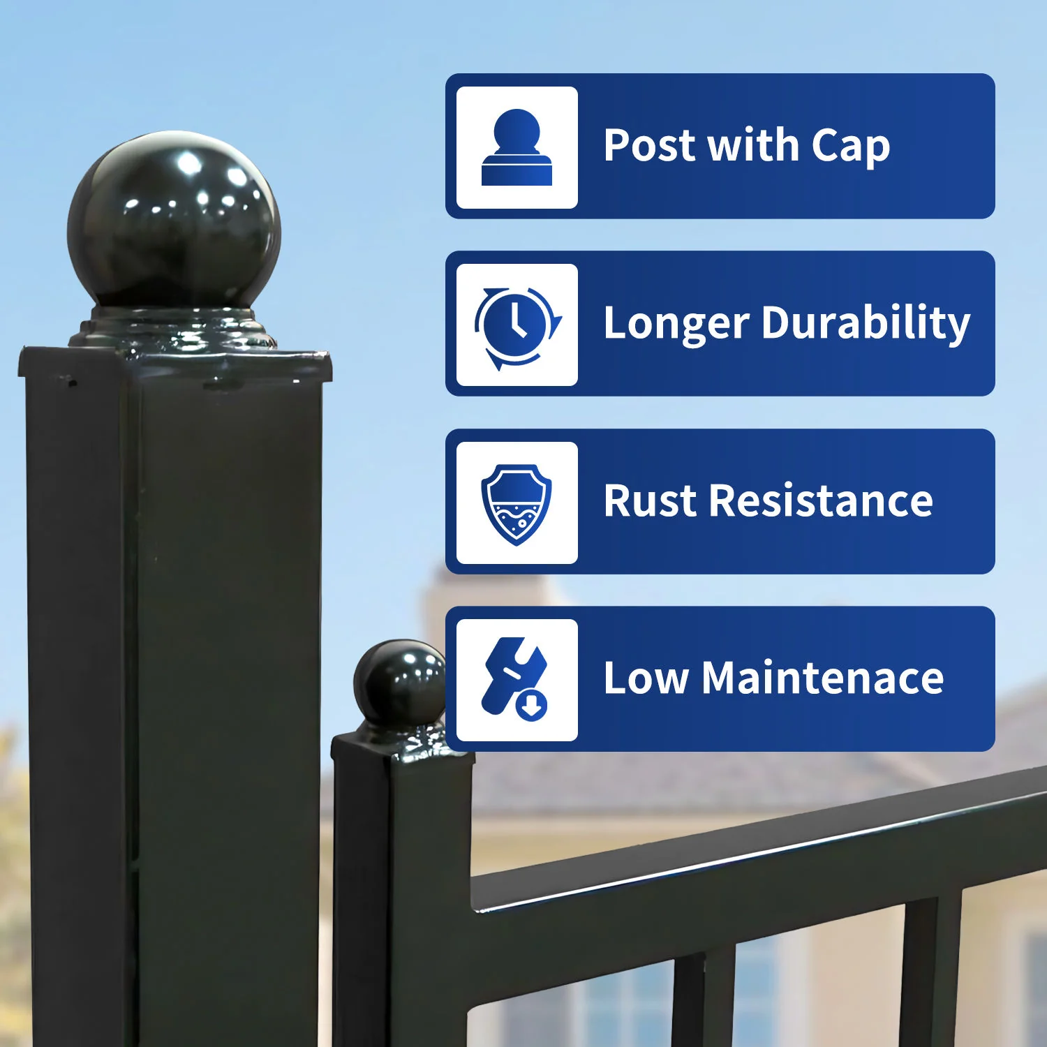 20 ft Steel Farm Driveway Gate - Image 4