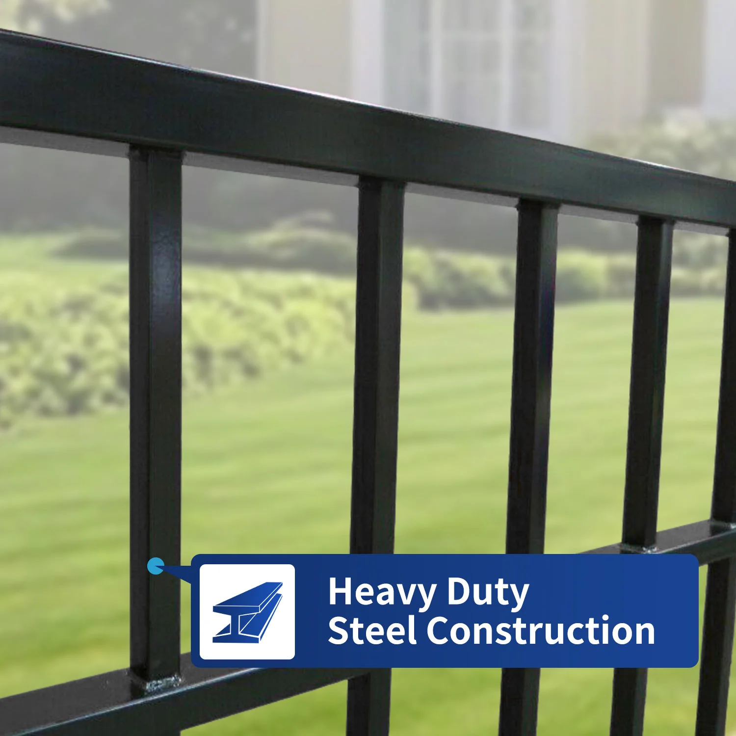 20 ft Steel Farm Driveway Gate - Image 11