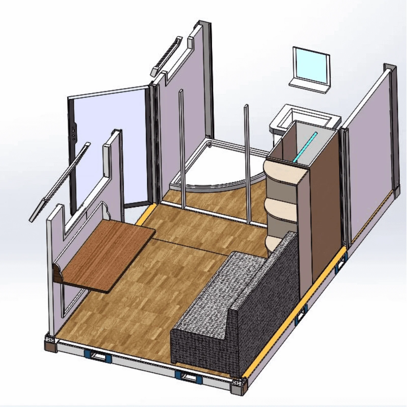 Portable Office with Bedroom and Bathroom - Image 10