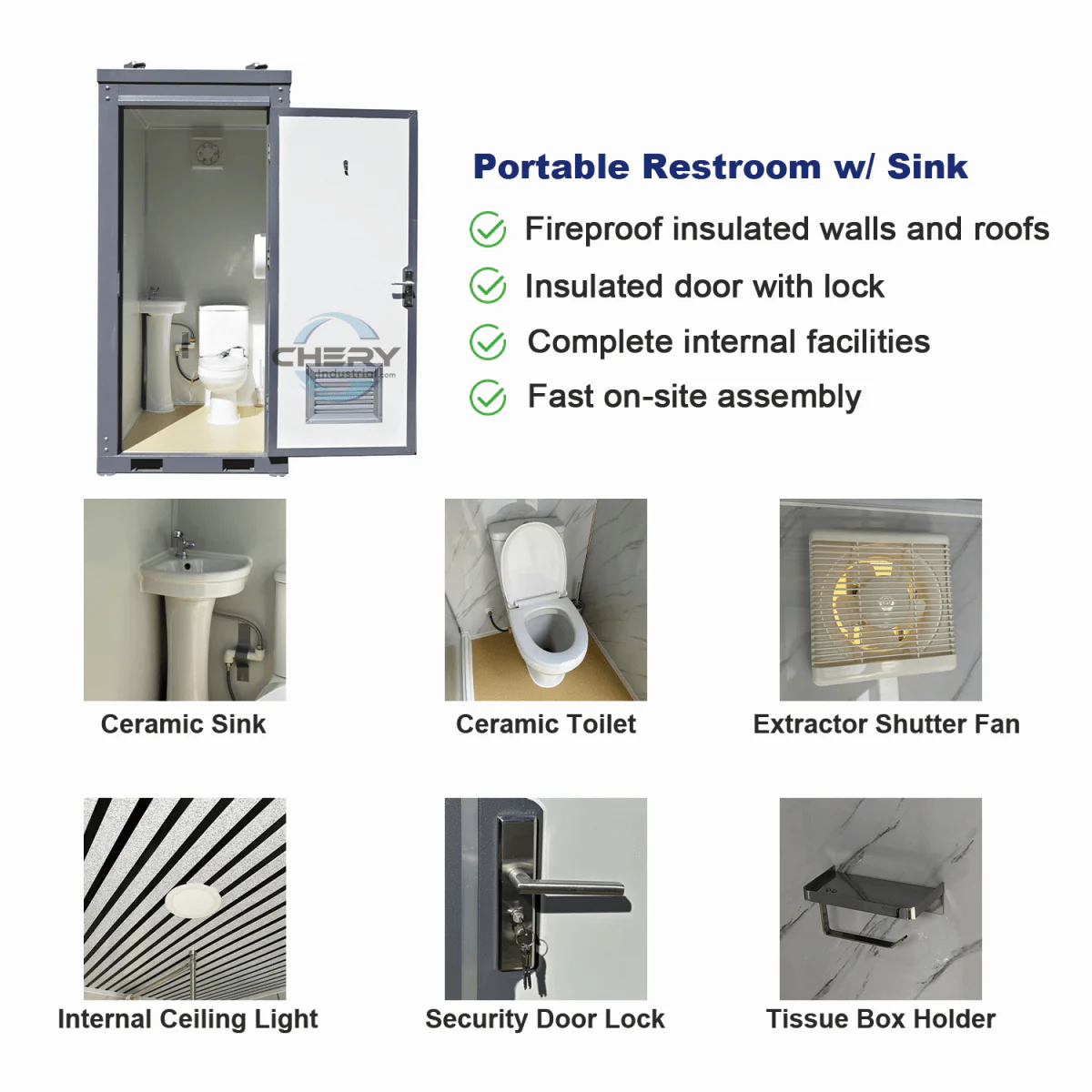 Portable Restroom w/ Sink - Image 4
