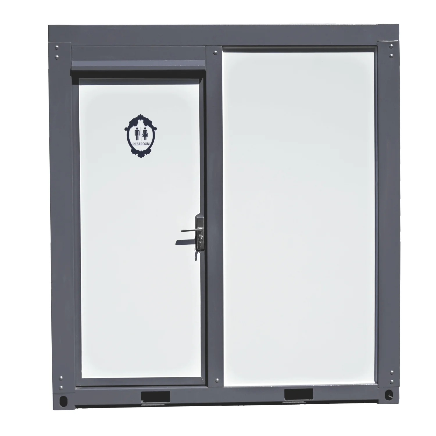 Portable Toilet with Fan-shaped Door Shower - Image 15