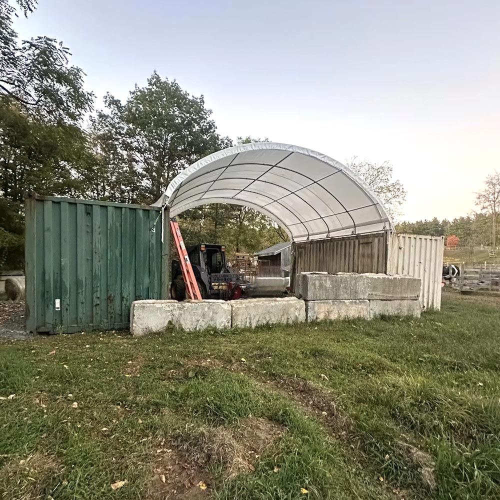 20'x20' Shipping Container Canopy Shelter - Image 6
