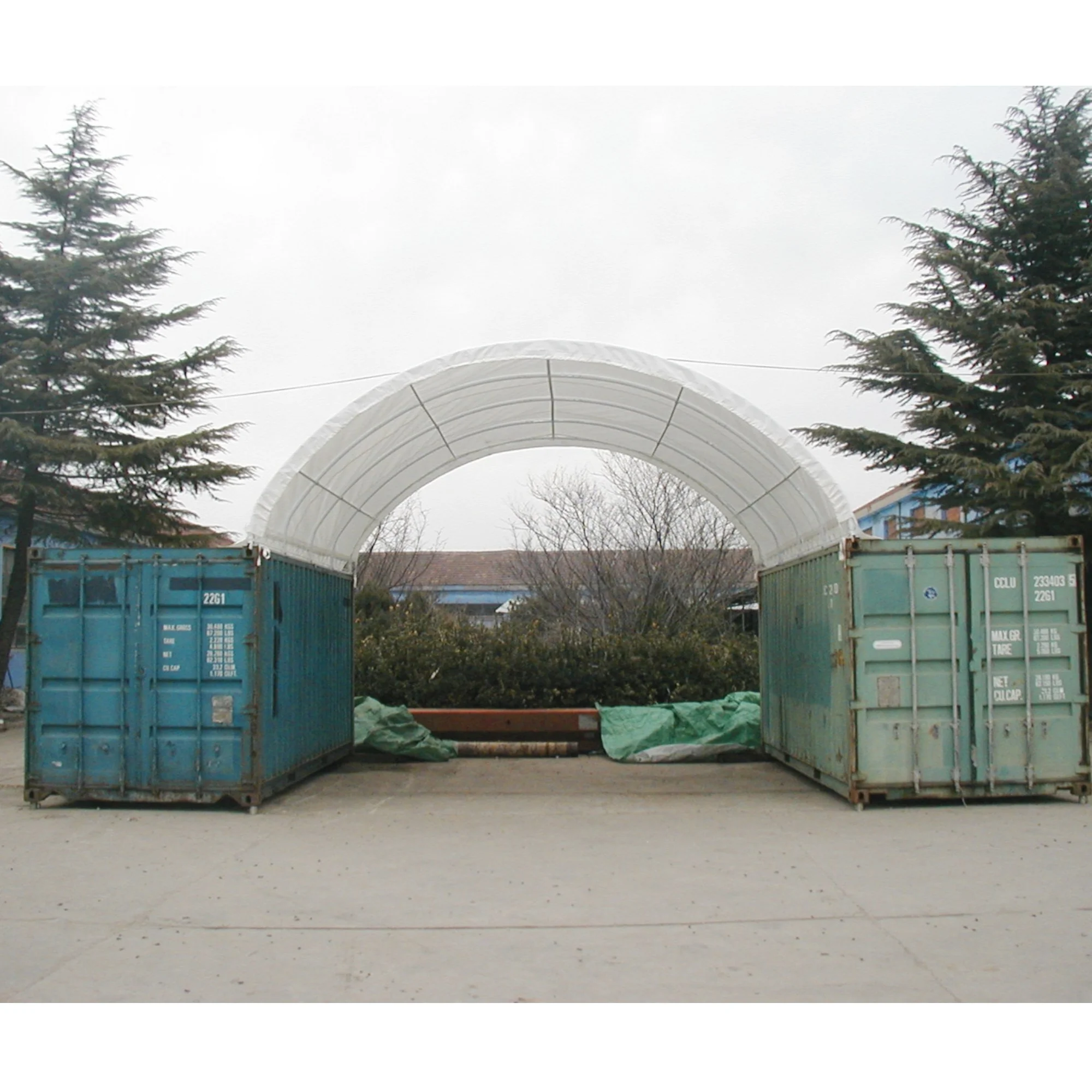 20'x20' Shipping Container Canopy Shelter - Image 7