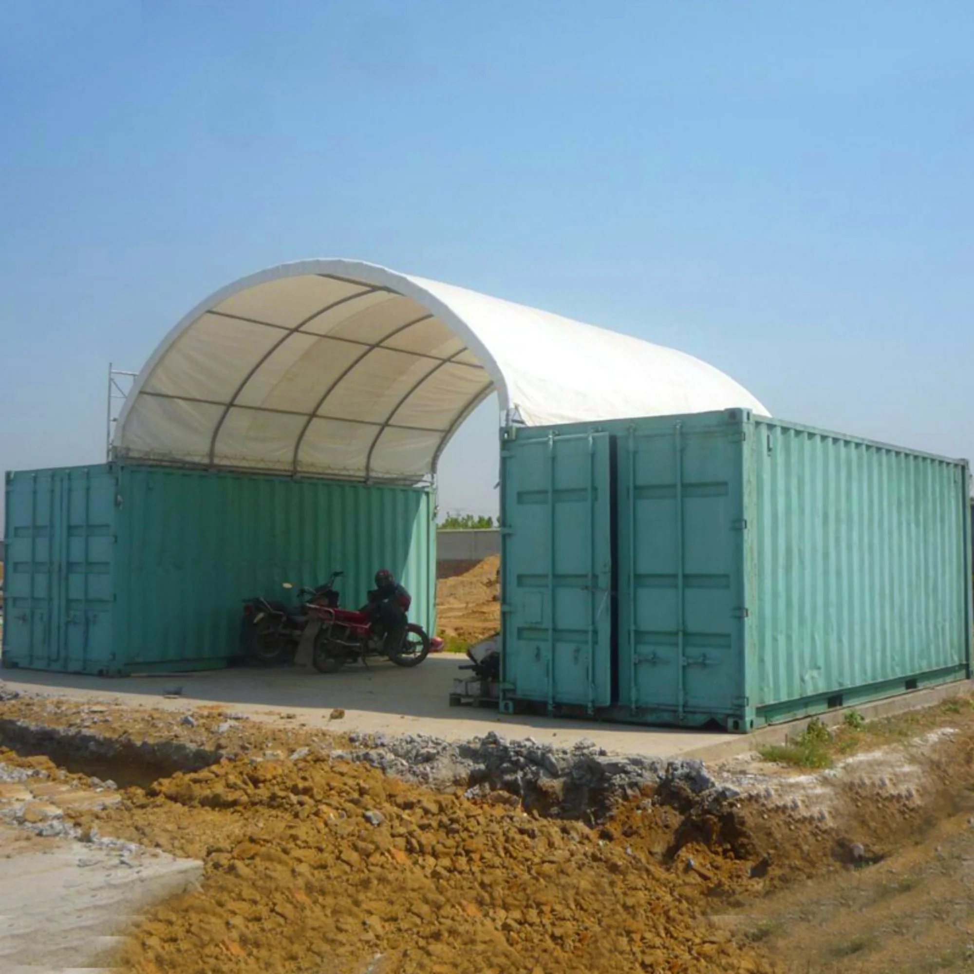 20'x20' Shipping Container Canopy Shelter - Image 8