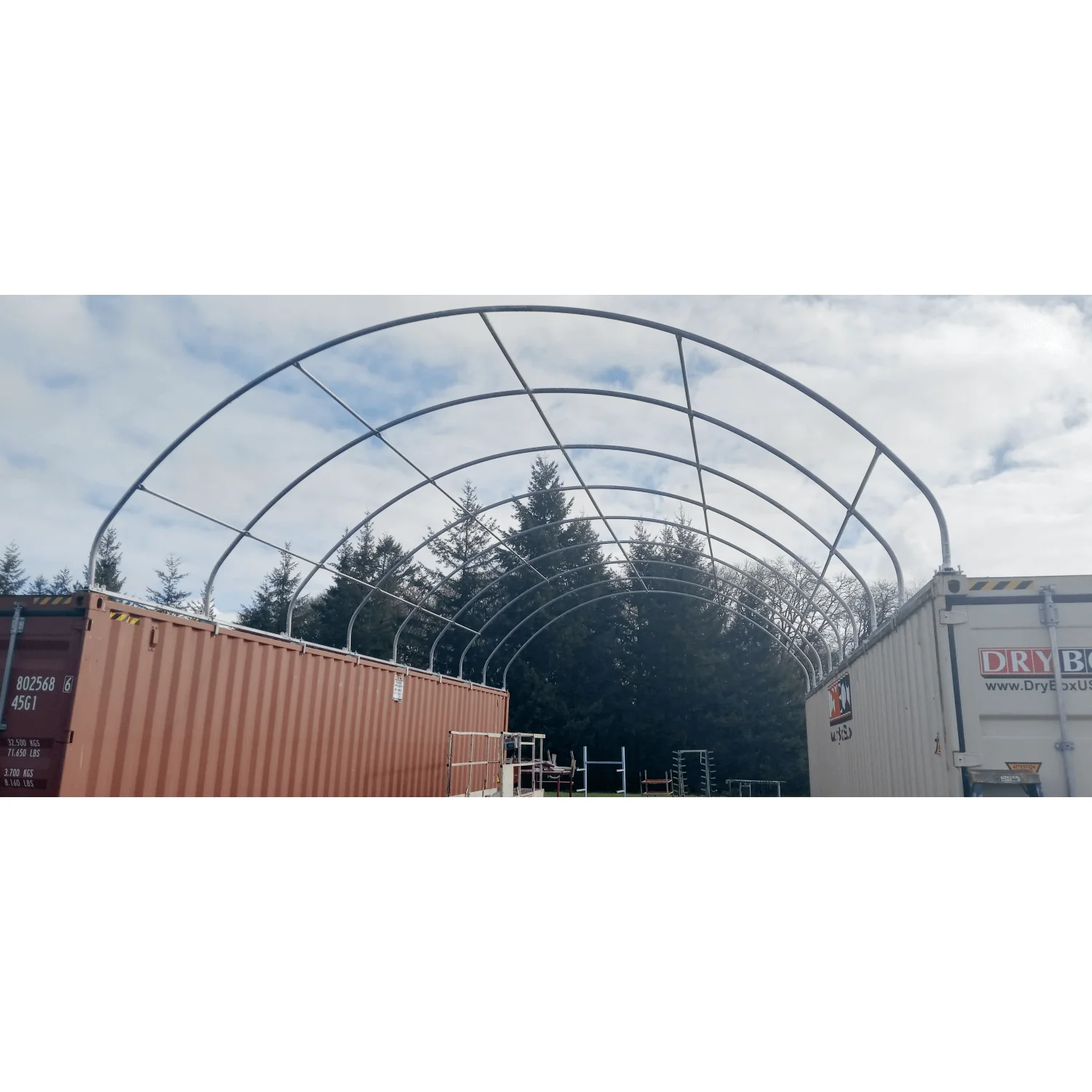 20'x40' Shipping Container Canopy Shelter - Image 12
