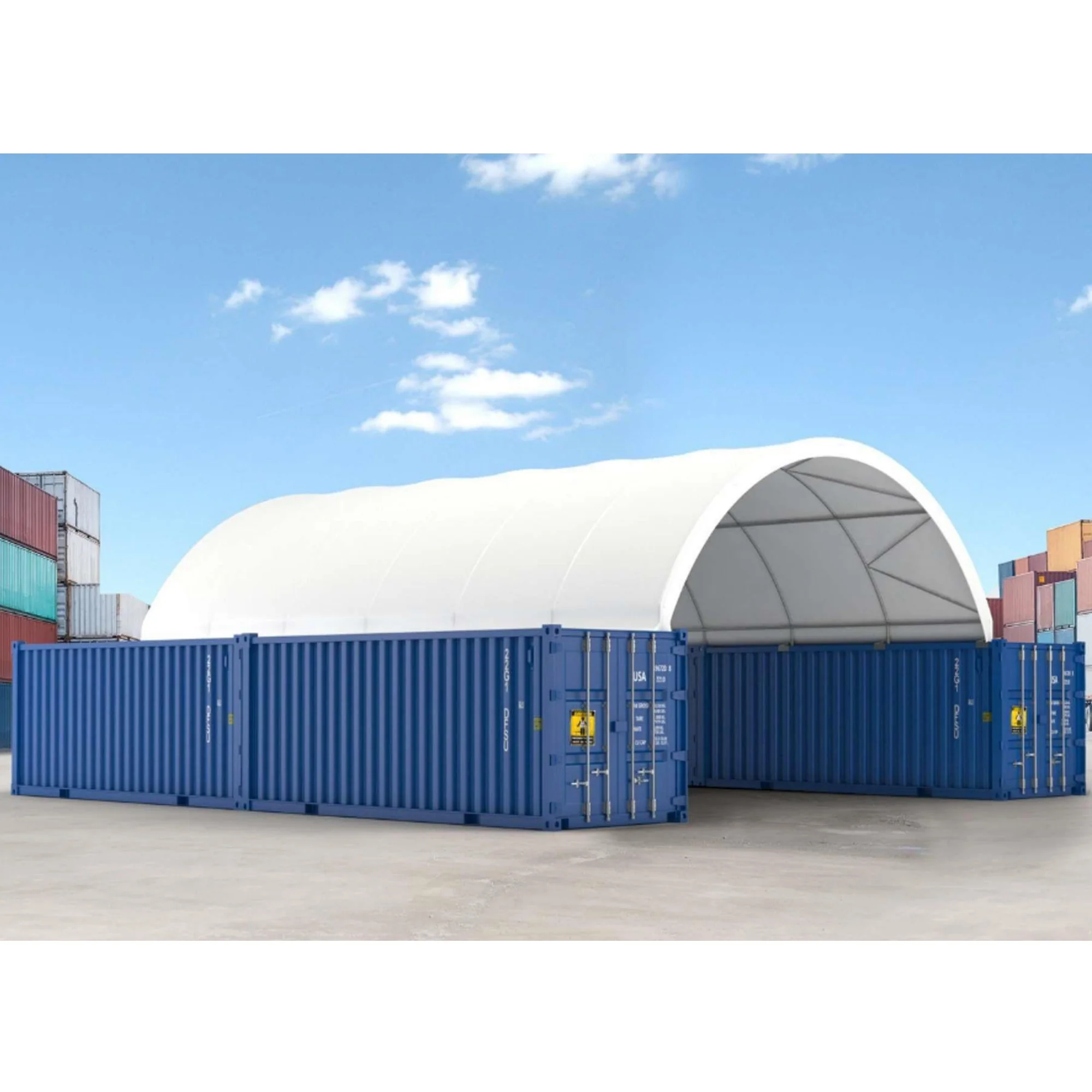 20'x40' Shipping Container Canopy Shelter - Image 13