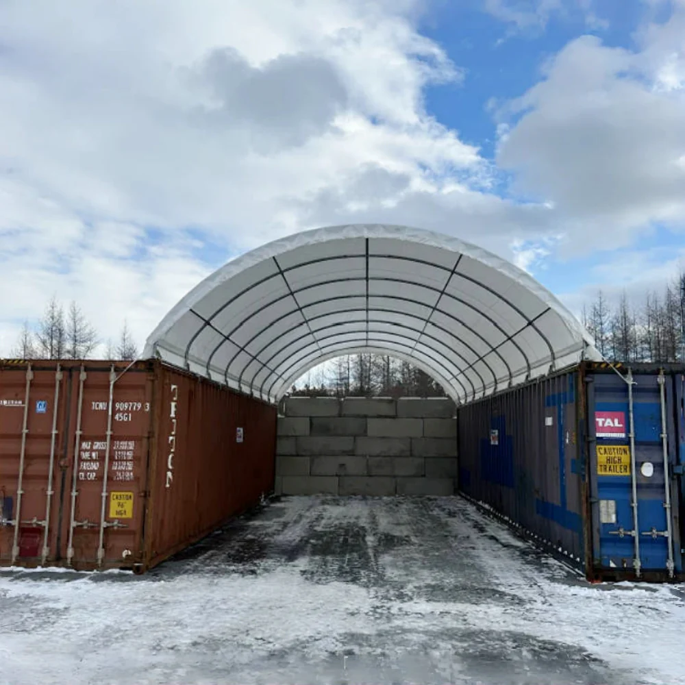 20'x40' Shipping Container Canopy Shelter - Image 5