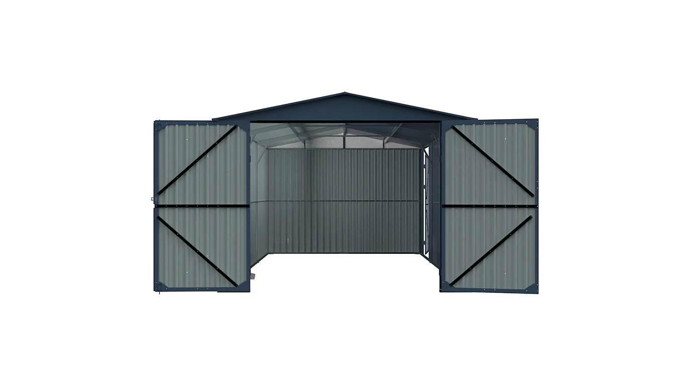 [CLEARANCE] 13'x20' Plus Upgraded Metal Garage Shed - Image 8