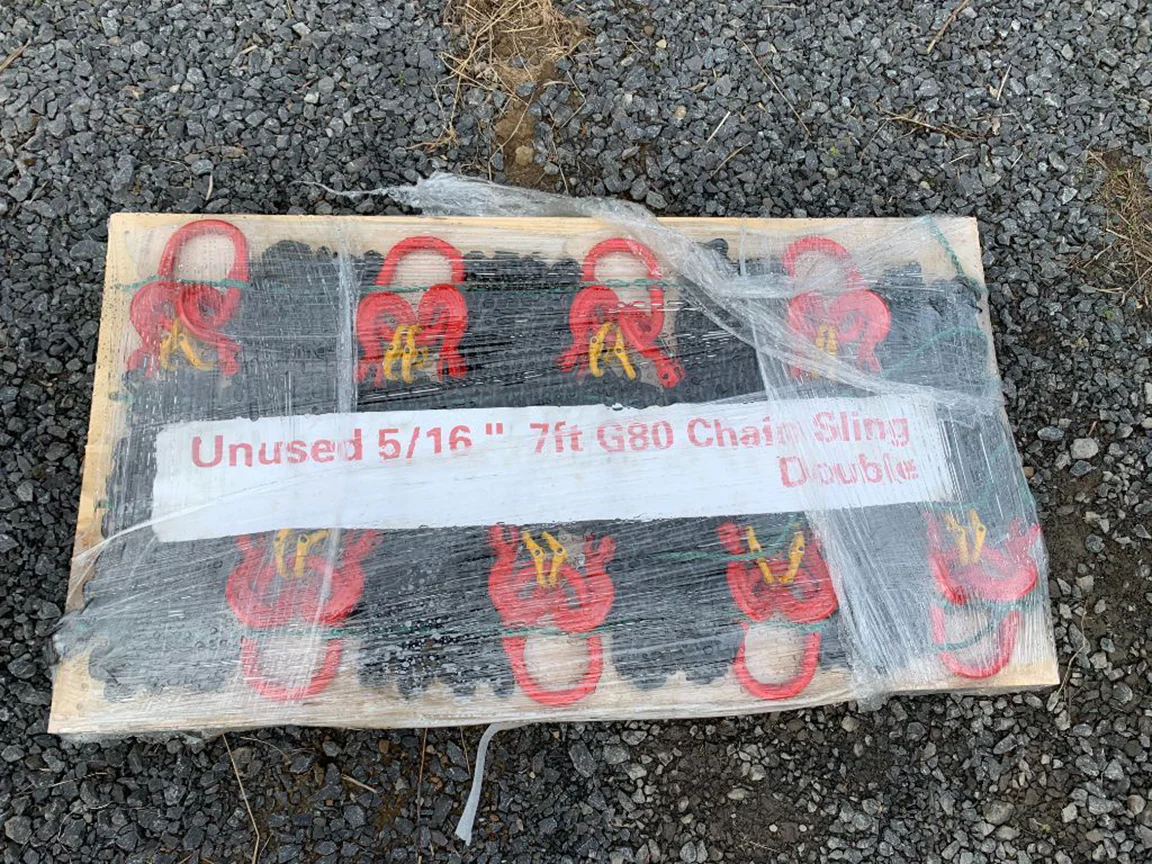 Greatbear Double Leg Lifting Chain Sling w/ Sling Hooks 5/16'' 7ft - Image 4