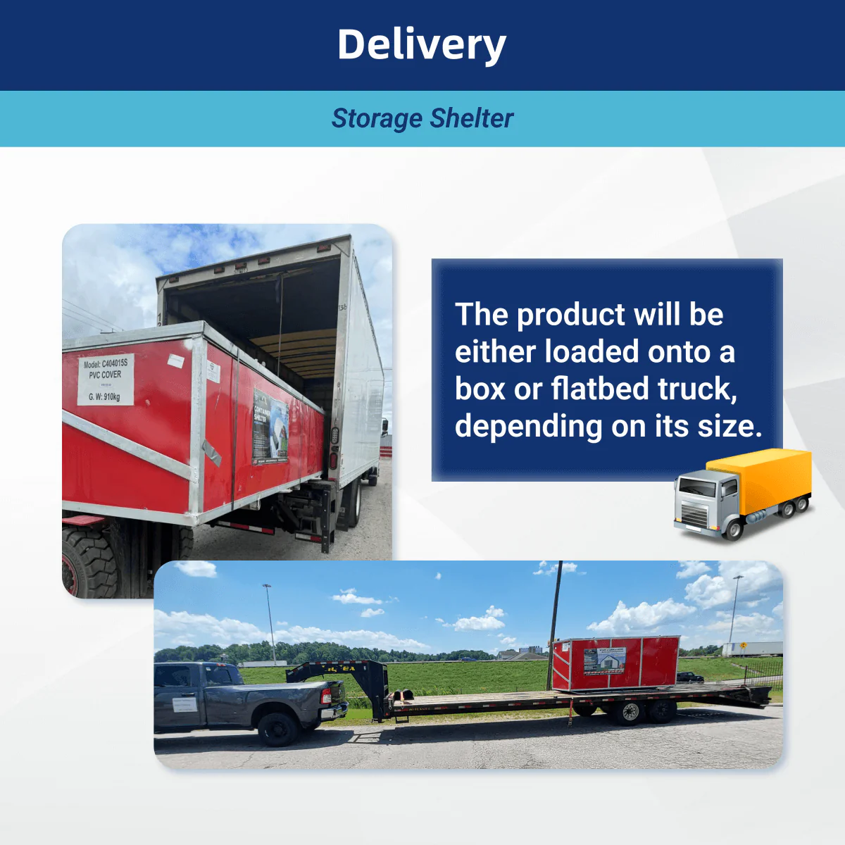 W40'xL80'xH20' Single Truss Arch Storage Shelter - Image 19