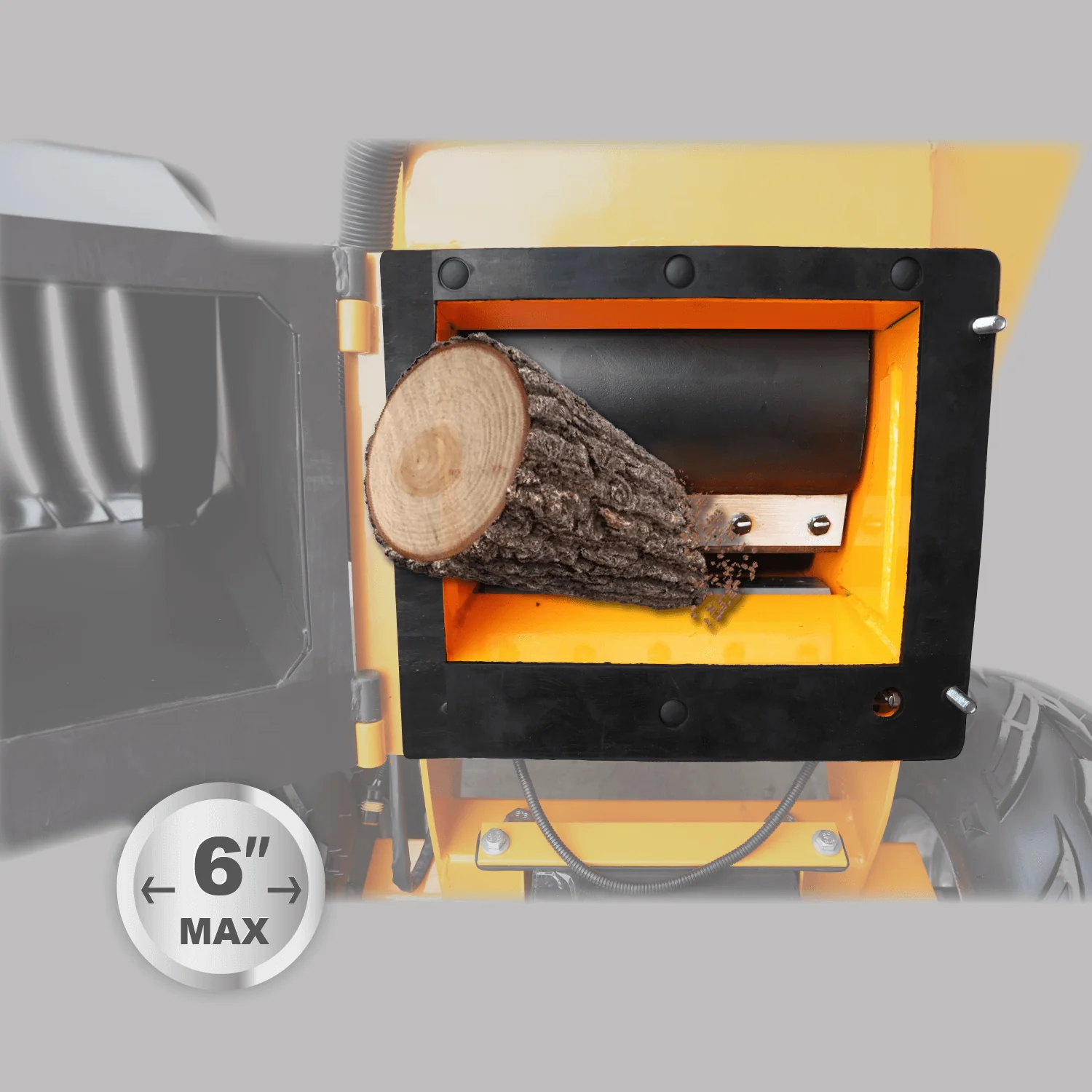 [CLEARANCE] 6" 15HP 420cc Gas Powered Wood Chipper Shredder - Image 10