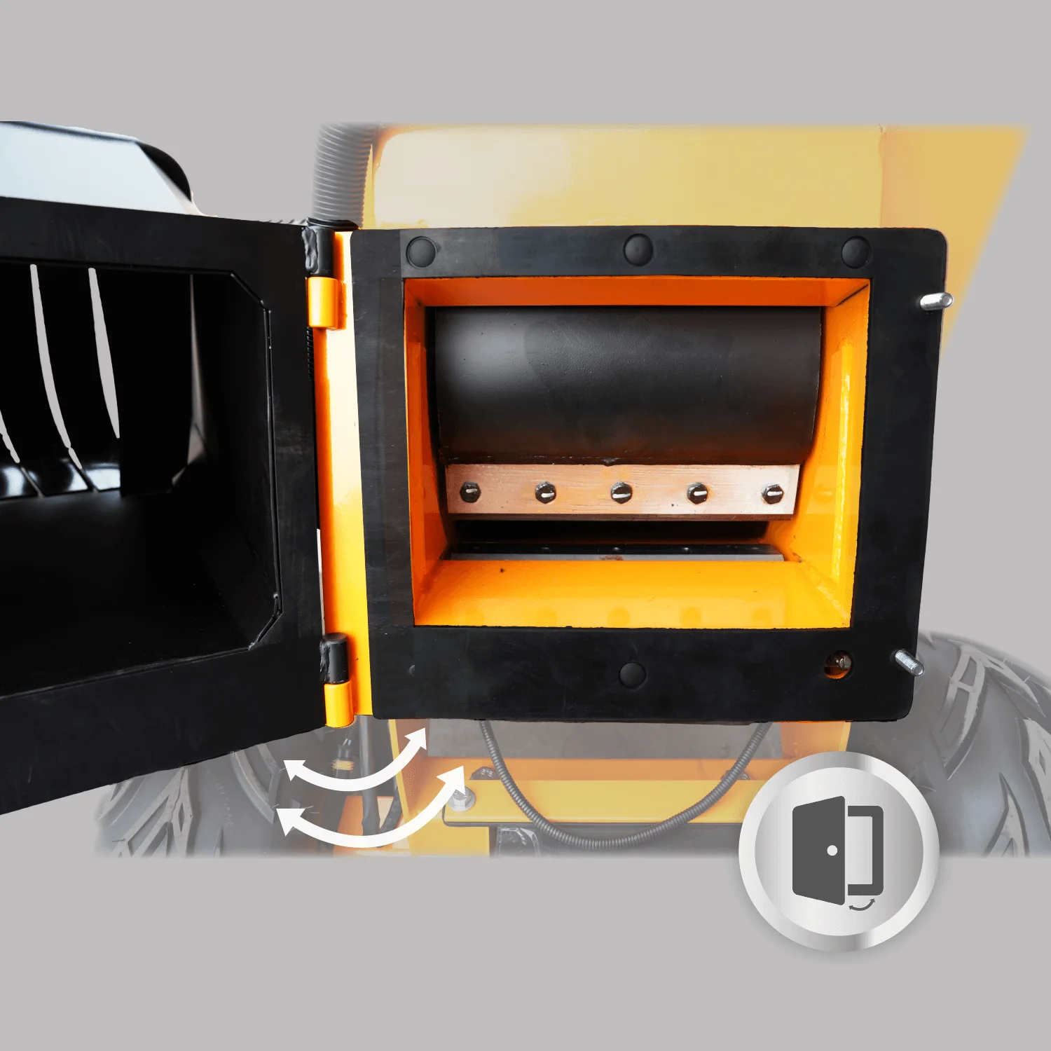 [CLEARANCE] 6" 15HP 420cc Gas Powered Wood Chipper Shredder - Image 11