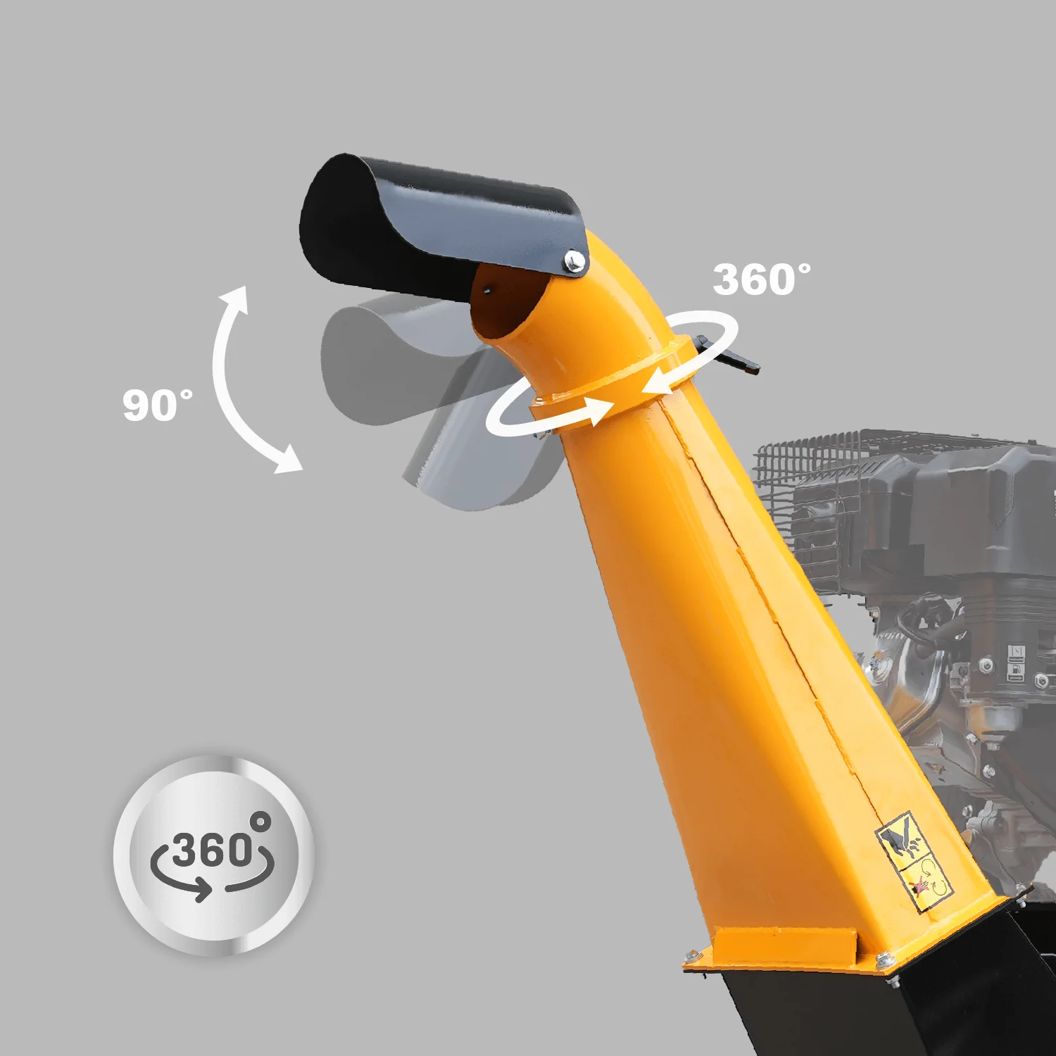 [CLEARANCE] 6" 15HP 420cc Gas Powered Wood Chipper Shredder - Image 12