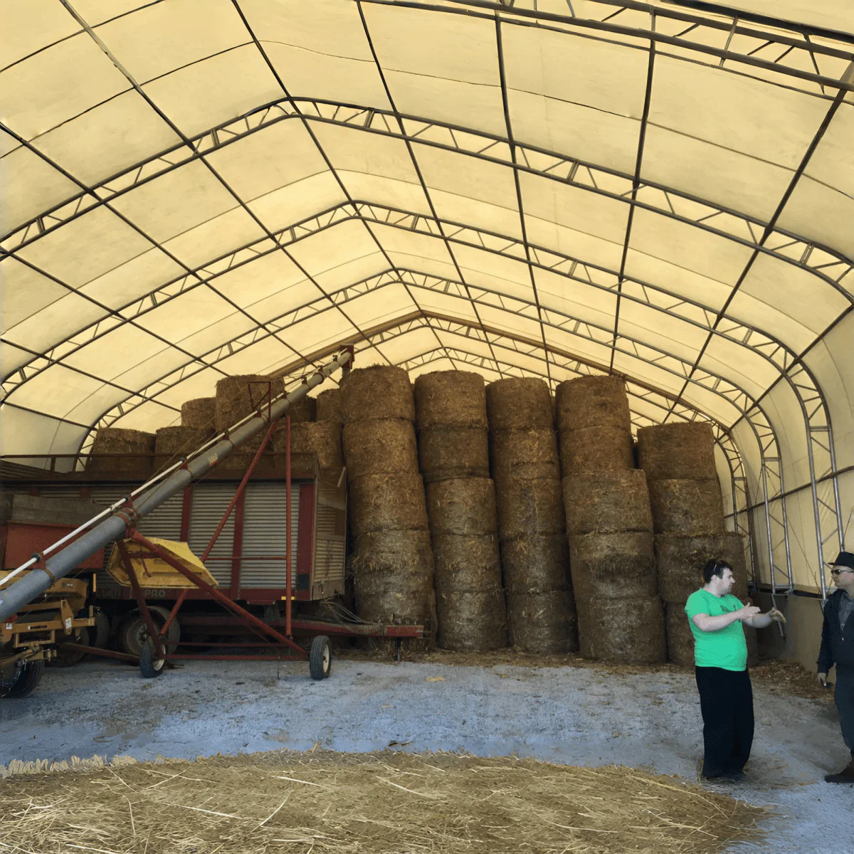 W40'xL64'xH23' Double Truss Storage Shelter - Image 10
