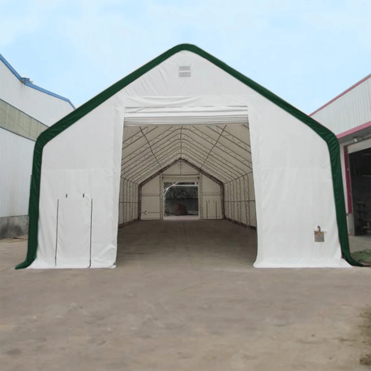 W40'xL64'xH23' Double Truss Storage Shelter - Image 8