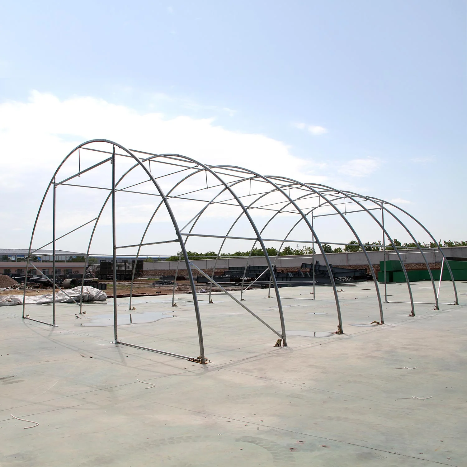 W40'xL80'xH20' Single Truss Arch Storage Shelter - Image 22