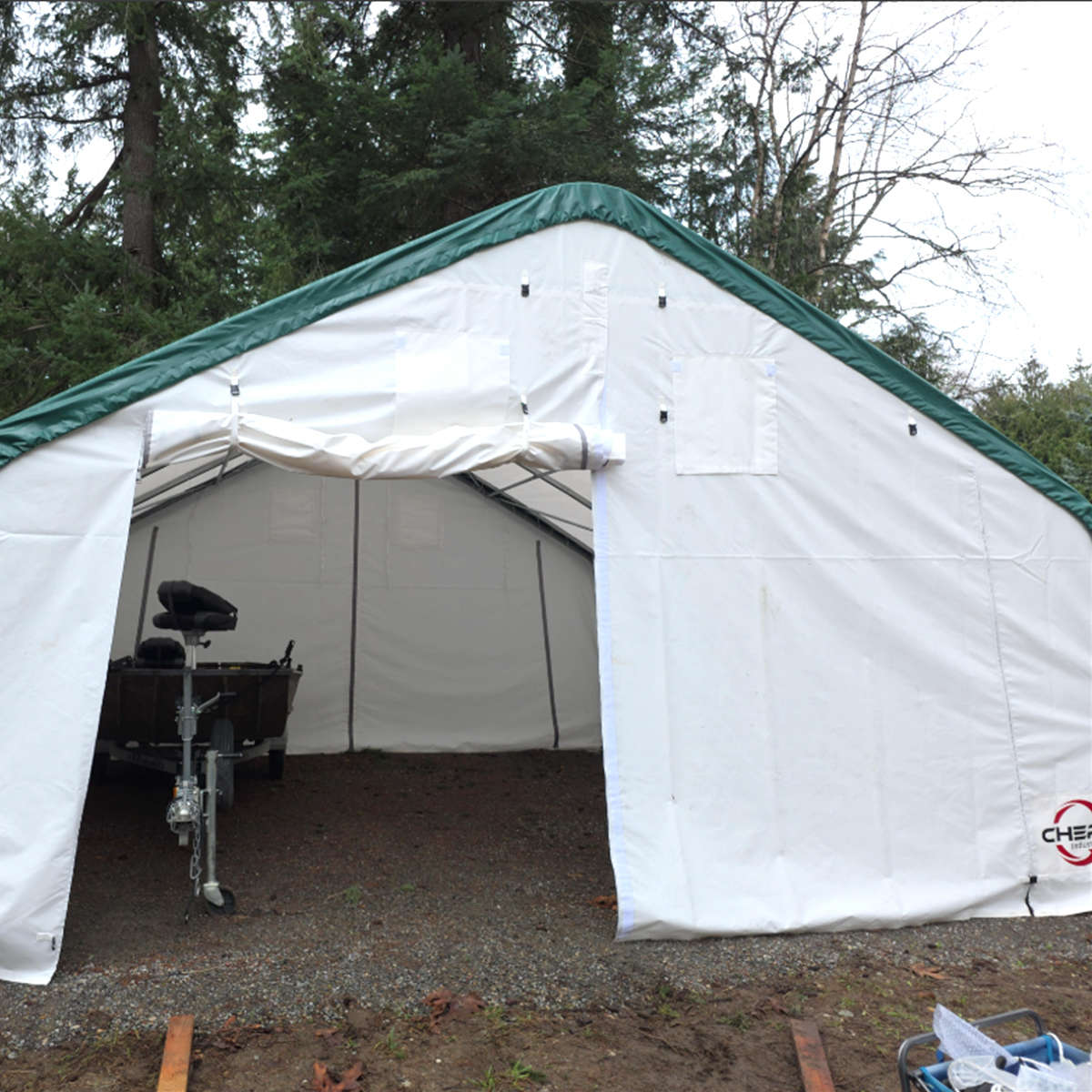 W20'xL20'xH12' Single Truss Storage Shelter - Image 11