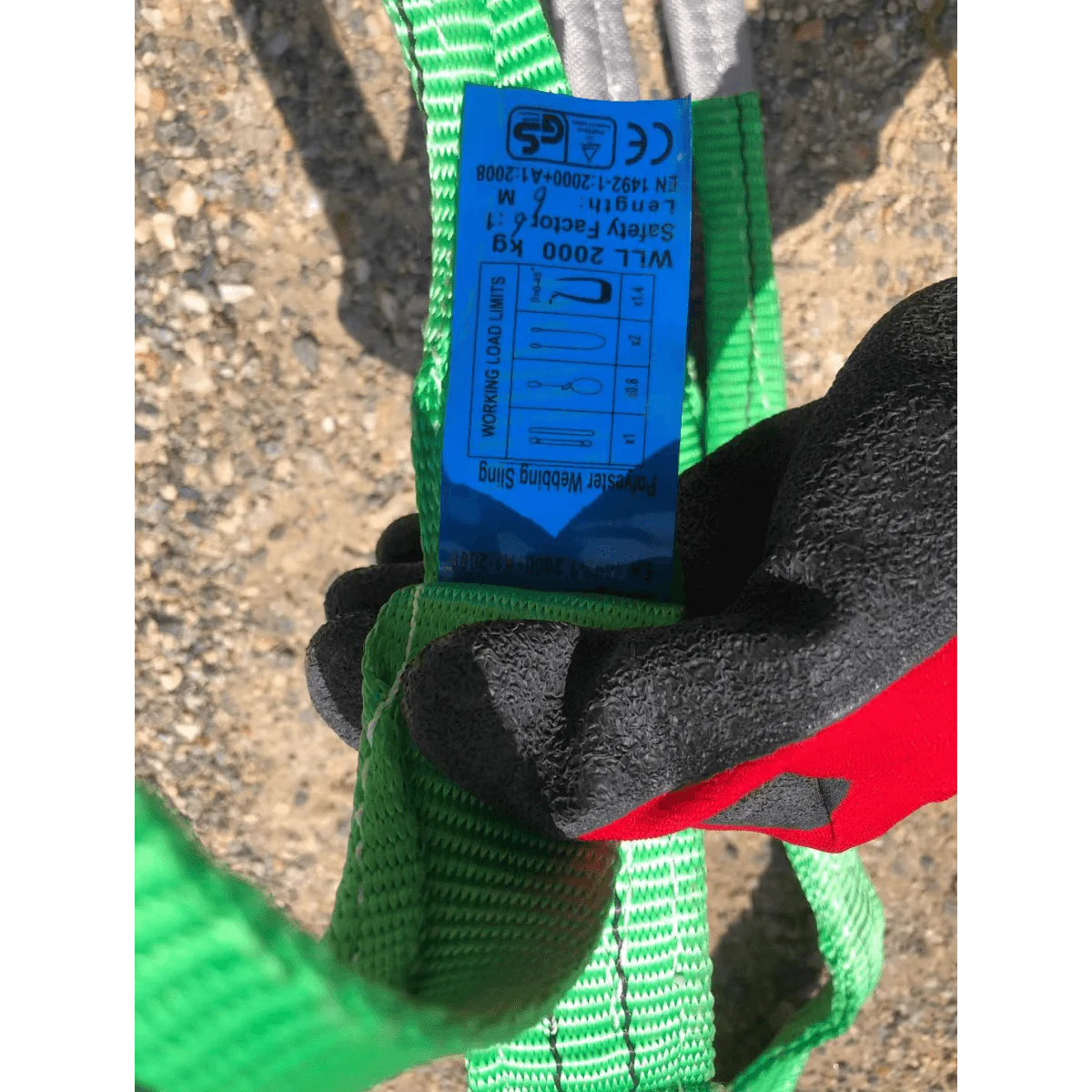 Greatbear 20ft Flat Eye and Eye - Type 3 Web Sling - 4000lb - Image 9