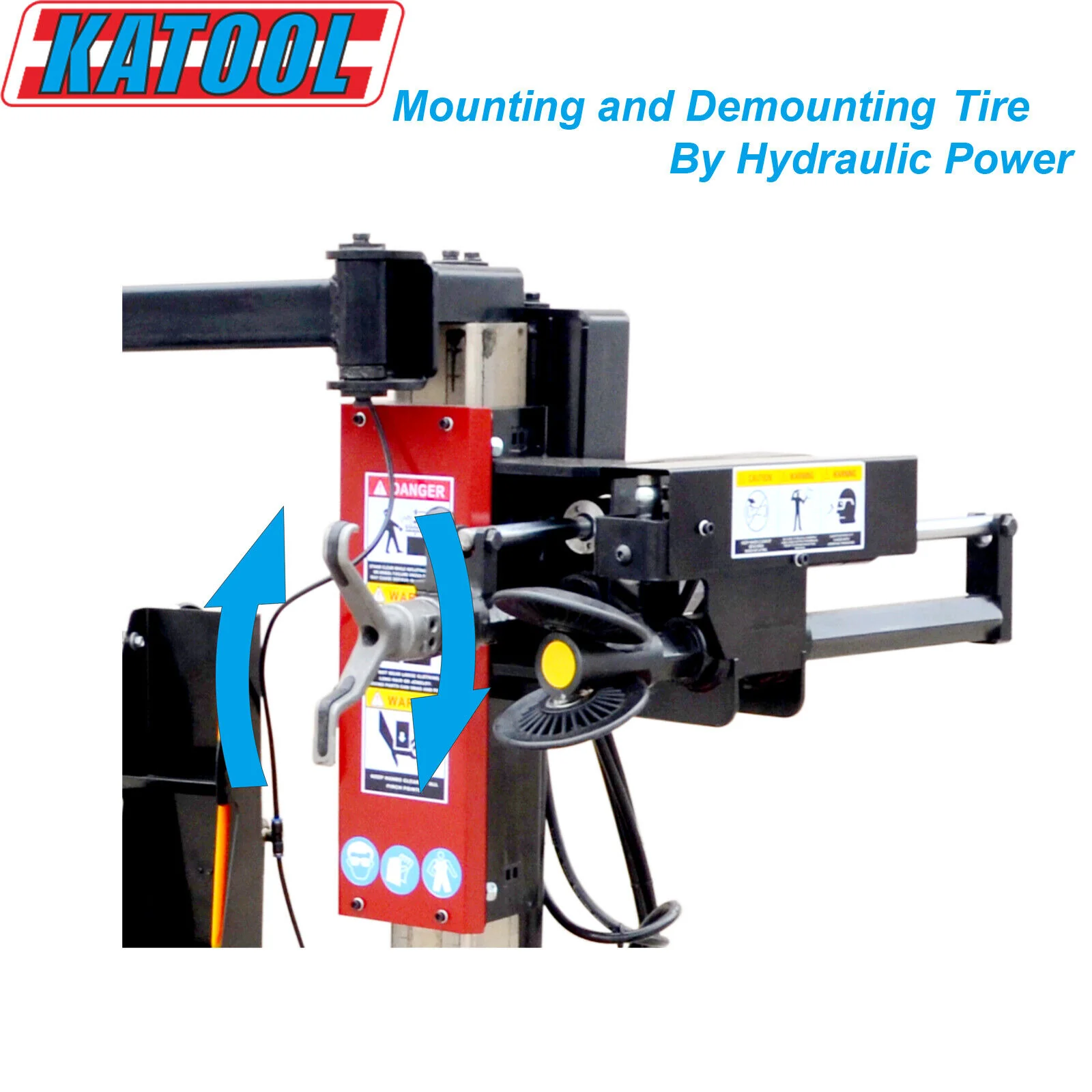 Katool KT-T900 Center Post Tire Changer with Wheel Lift - Image 6