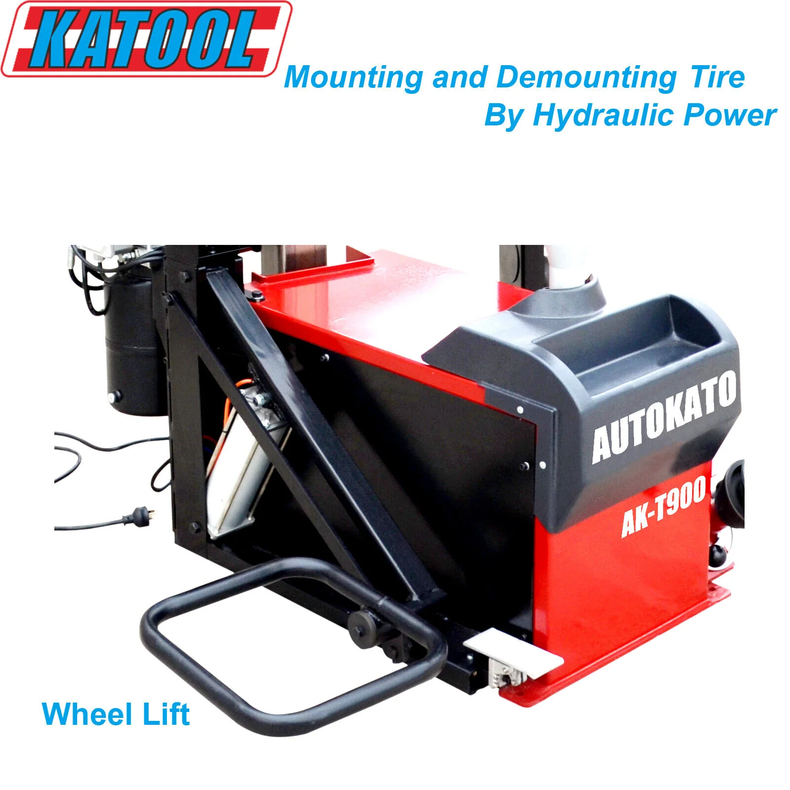 Katool KT-T900 Center Post Tire Changer with Wheel Lift - Image 8