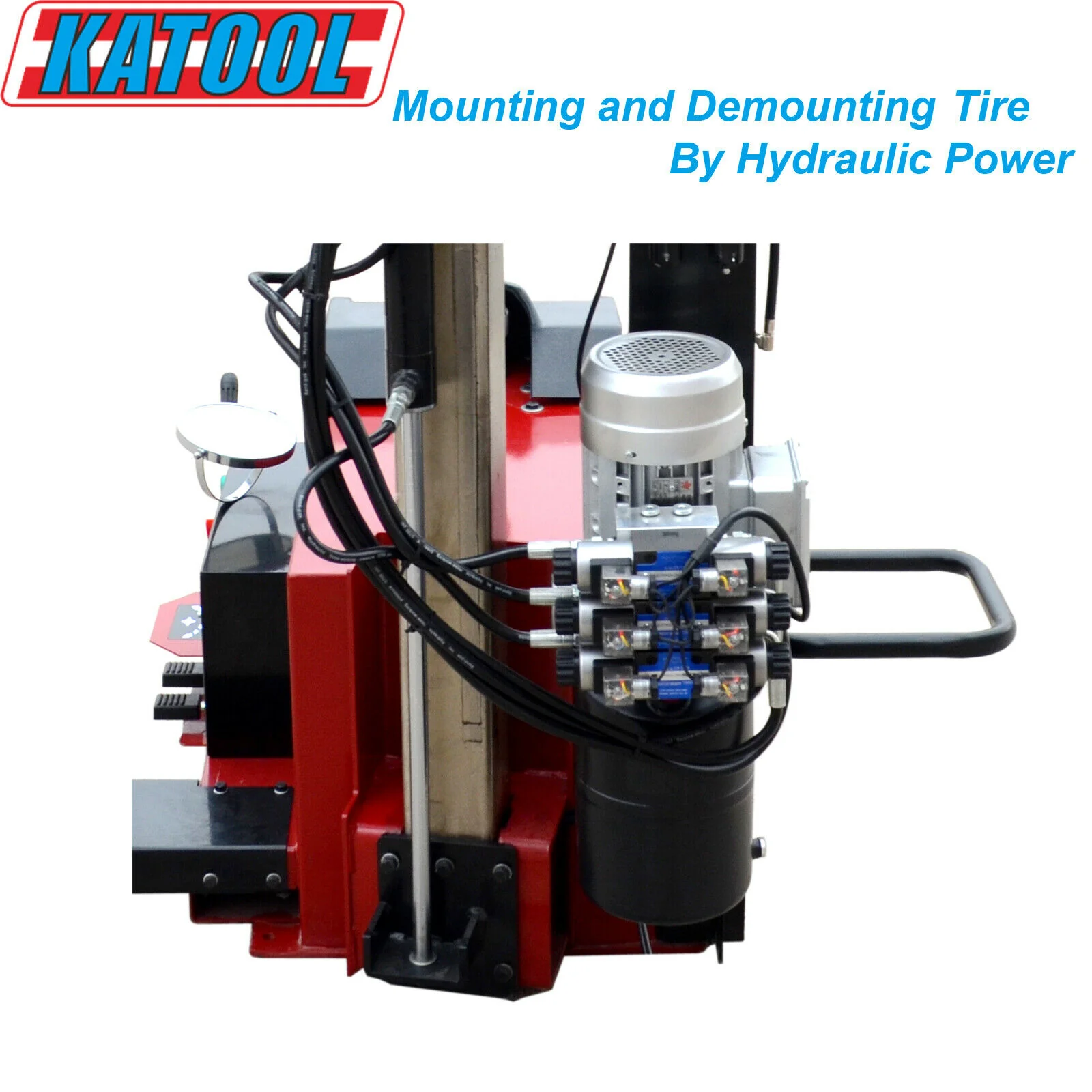 Katool KT-T900 Center Post Tire Changer with Wheel Lift - Image 9