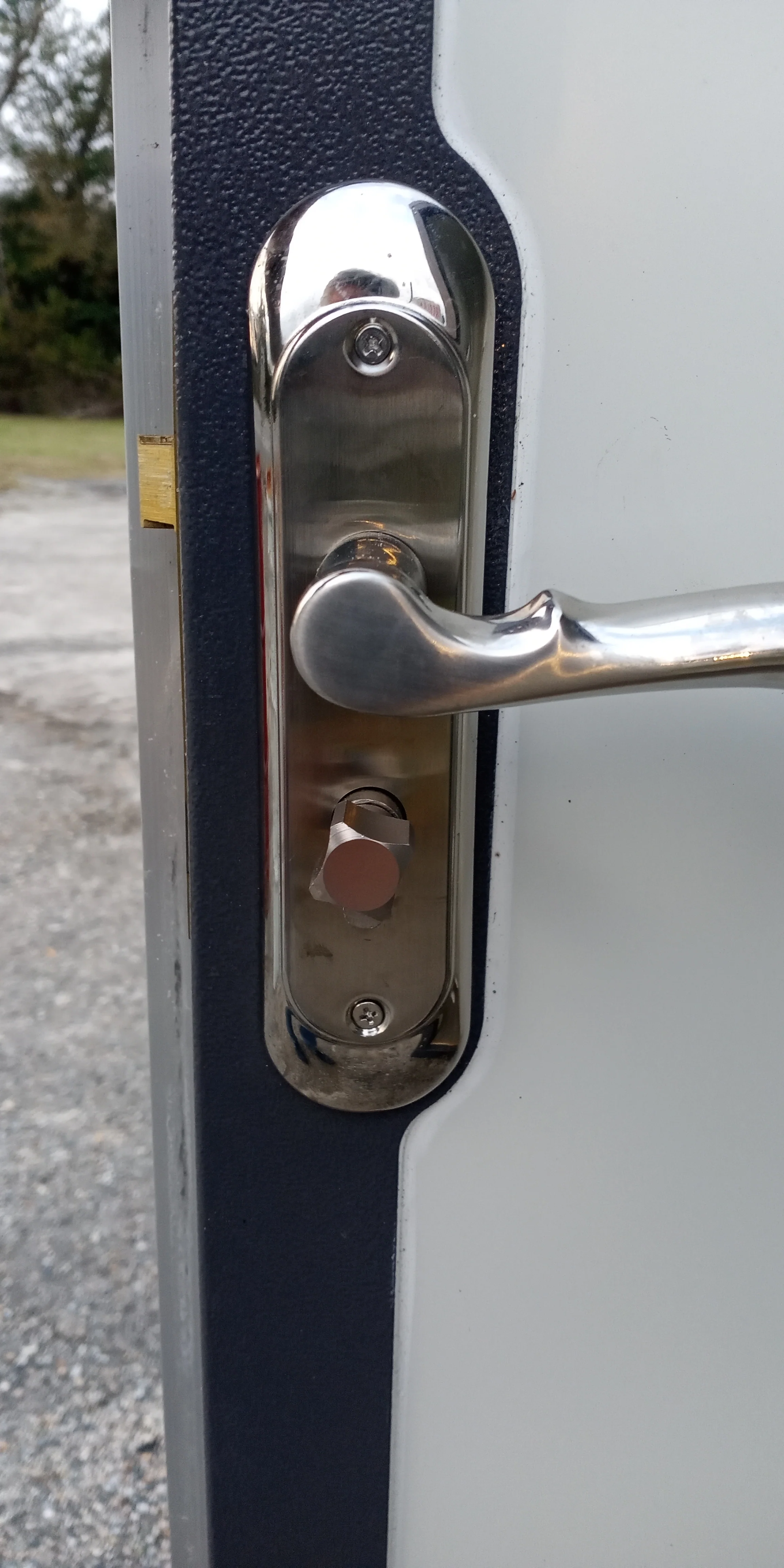 Lock for Portable Restroom, Unique Key - Image 4