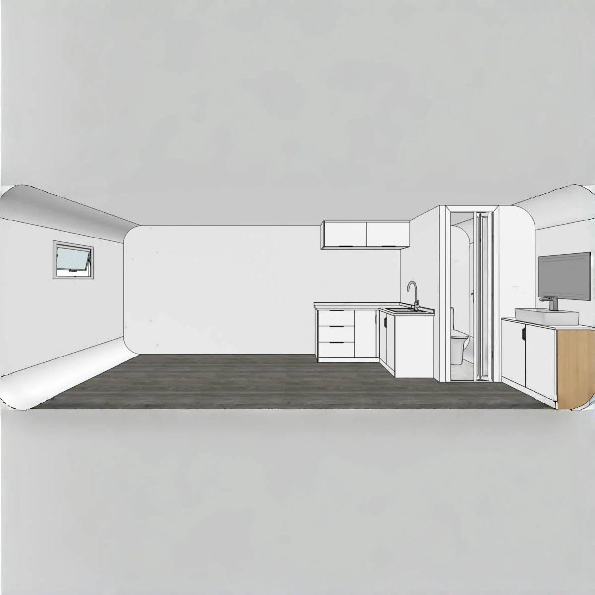 Outdoor Living and Working Tiny House 20ft - Image 17