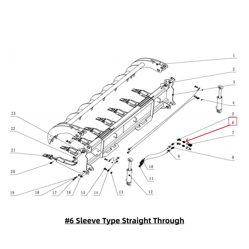 Parts List - Greatbear 78" Heavy Root Grapple Rake - Image 4