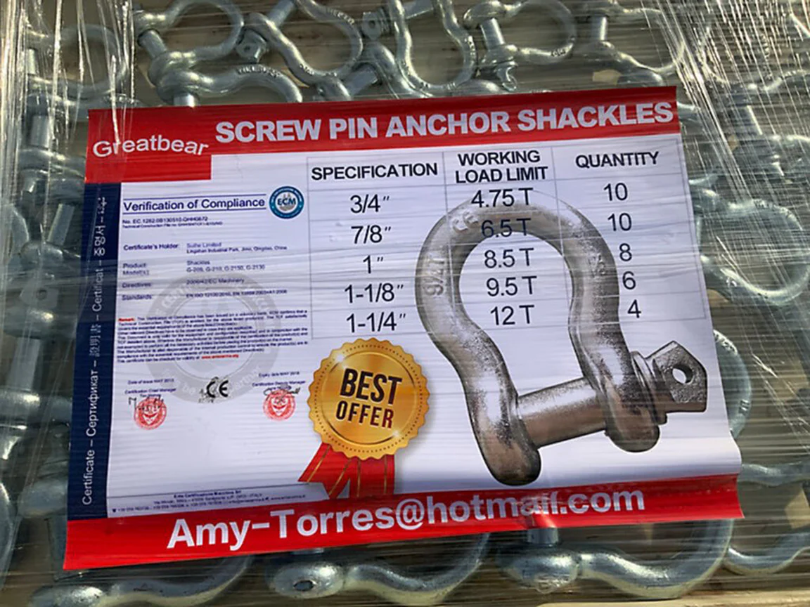 Greatbear Screw Pin Anchor Shackles (38 pcs) - Image 7