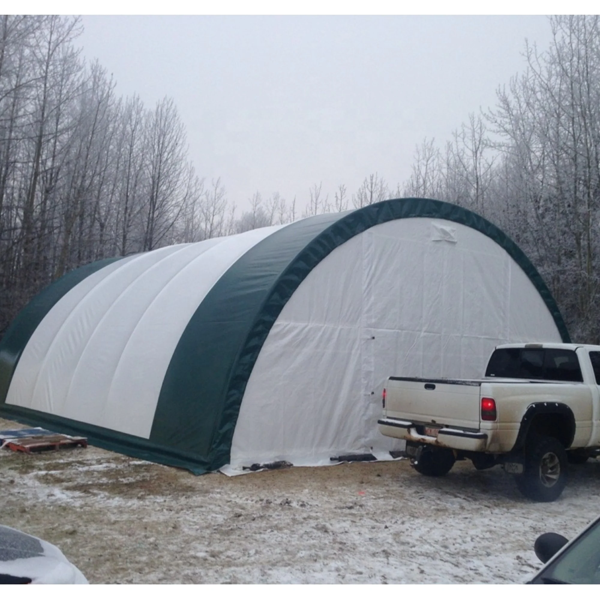 W30'xL40'xH15' Single Truss Arch Storage Shelter - Image 5