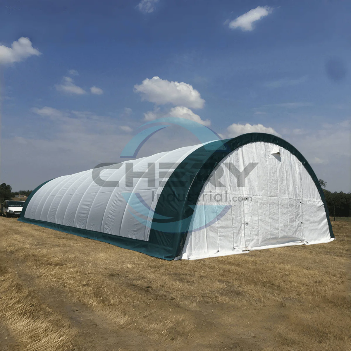 W40'xL80'xH20' Single Truss Arch Storage Shelter - Image 16