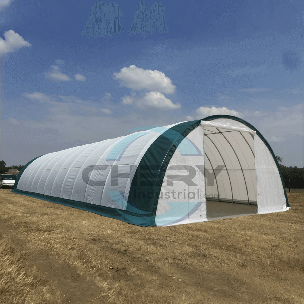 W40'xL80'xH20' Single Truss Arch Storage Shelter - Image 6