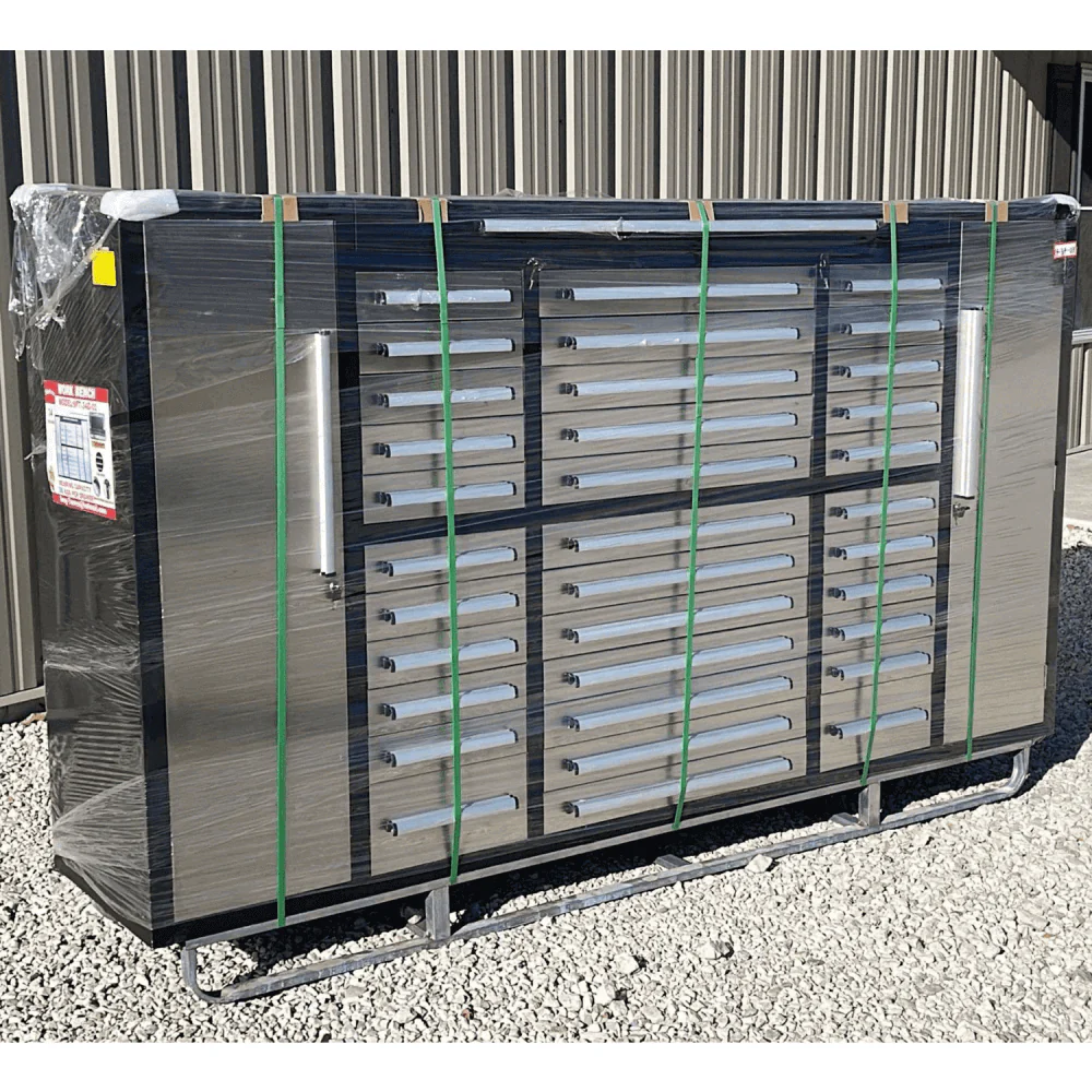 9 ft Garage Storage Cabinet with 34 Drawers & 2 Cabinets - Image 16