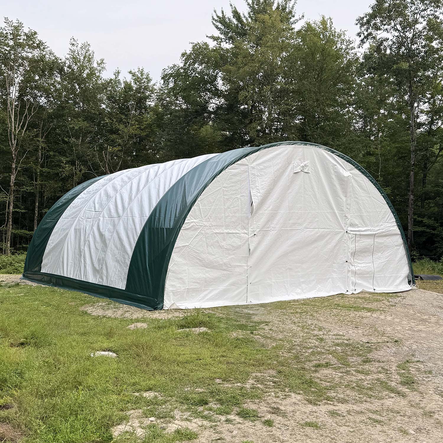 W30'xL40'xH15' Single Truss Arch Storage Shelter - Image 8