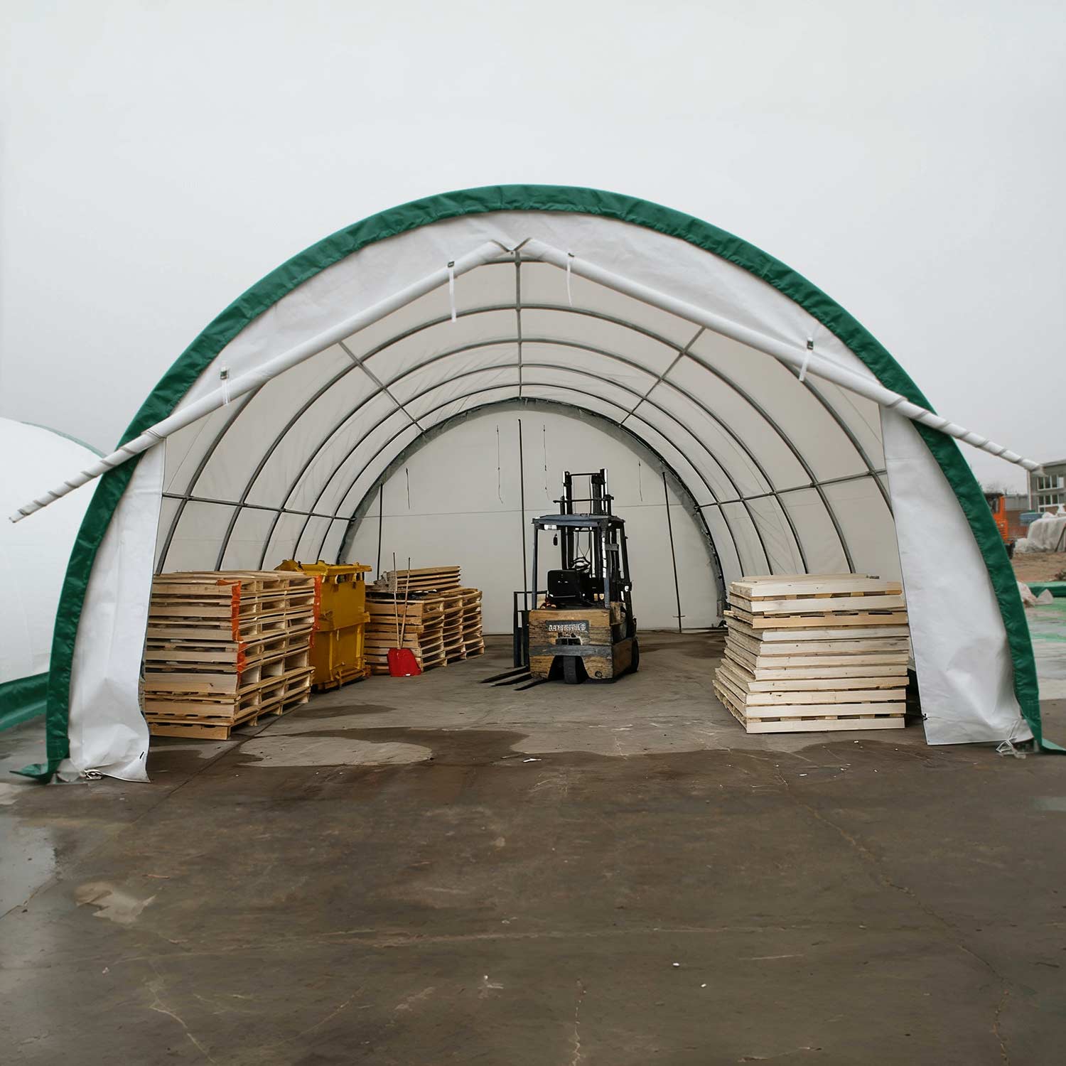 W20'xL30'xH12' Single Truss Arch Storage Shelter - Image 7