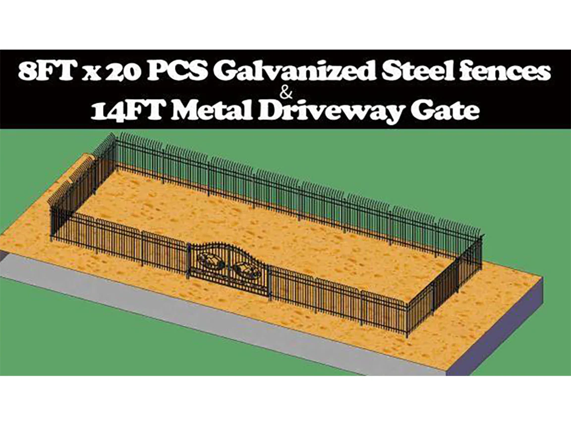 Greatbear Wrought Iron Fence & Driveway Gate - Image 3